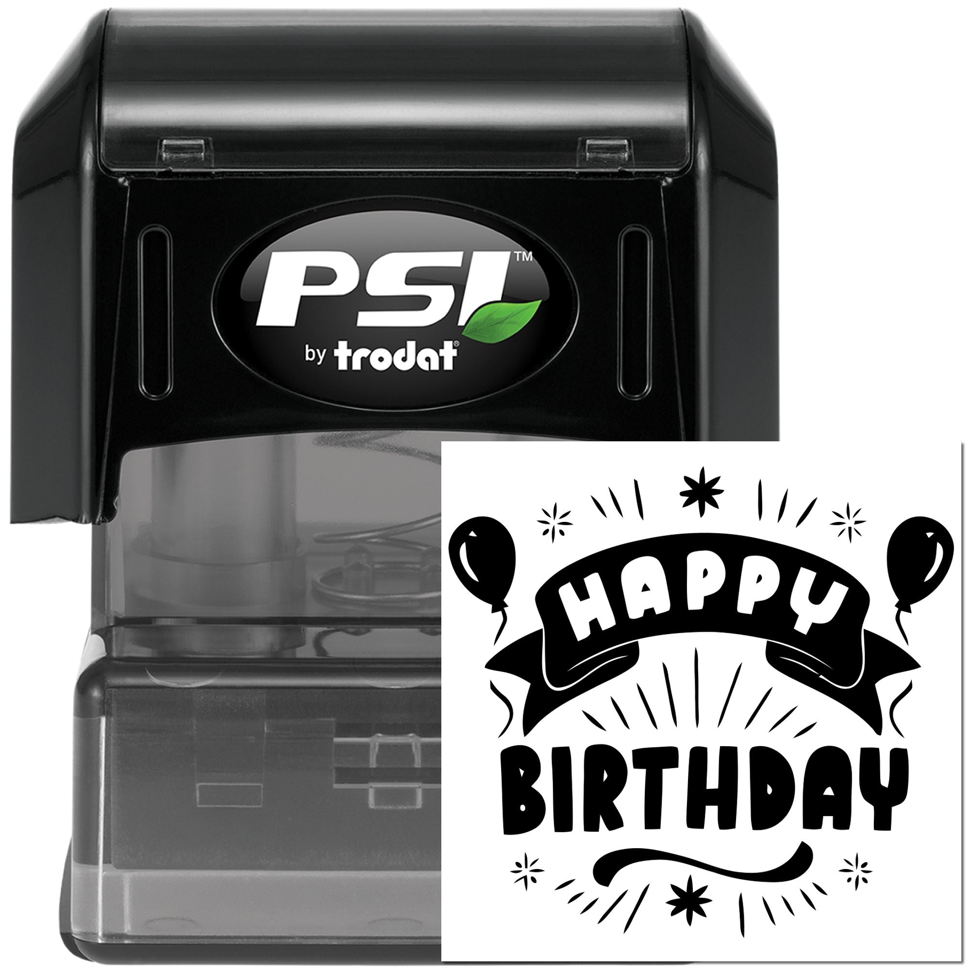 PSI Pre-Inked Hot Air Balloon Fiesta Paper Craft Stamp