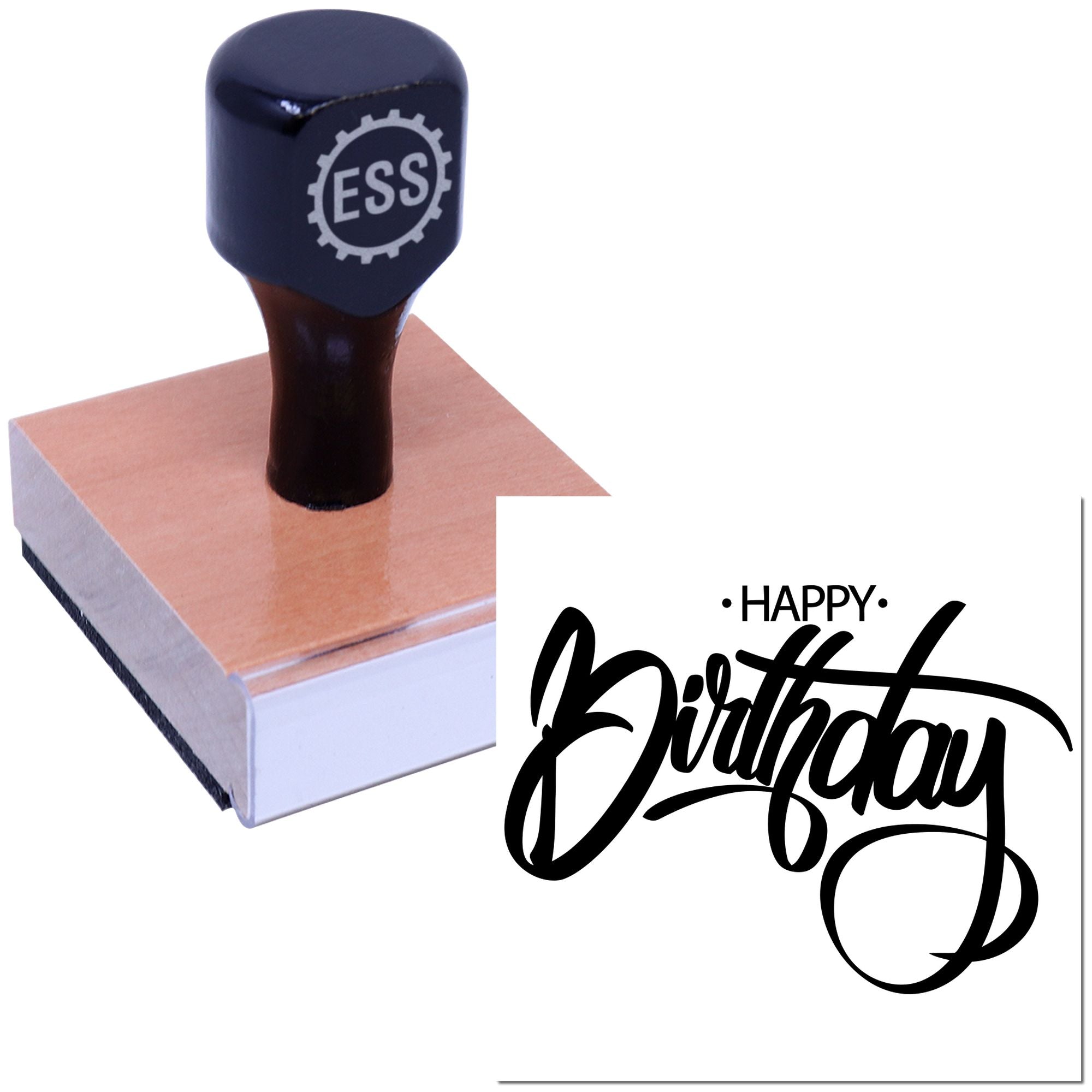 Party Planning Guide Scrapbook Rubber Stamp