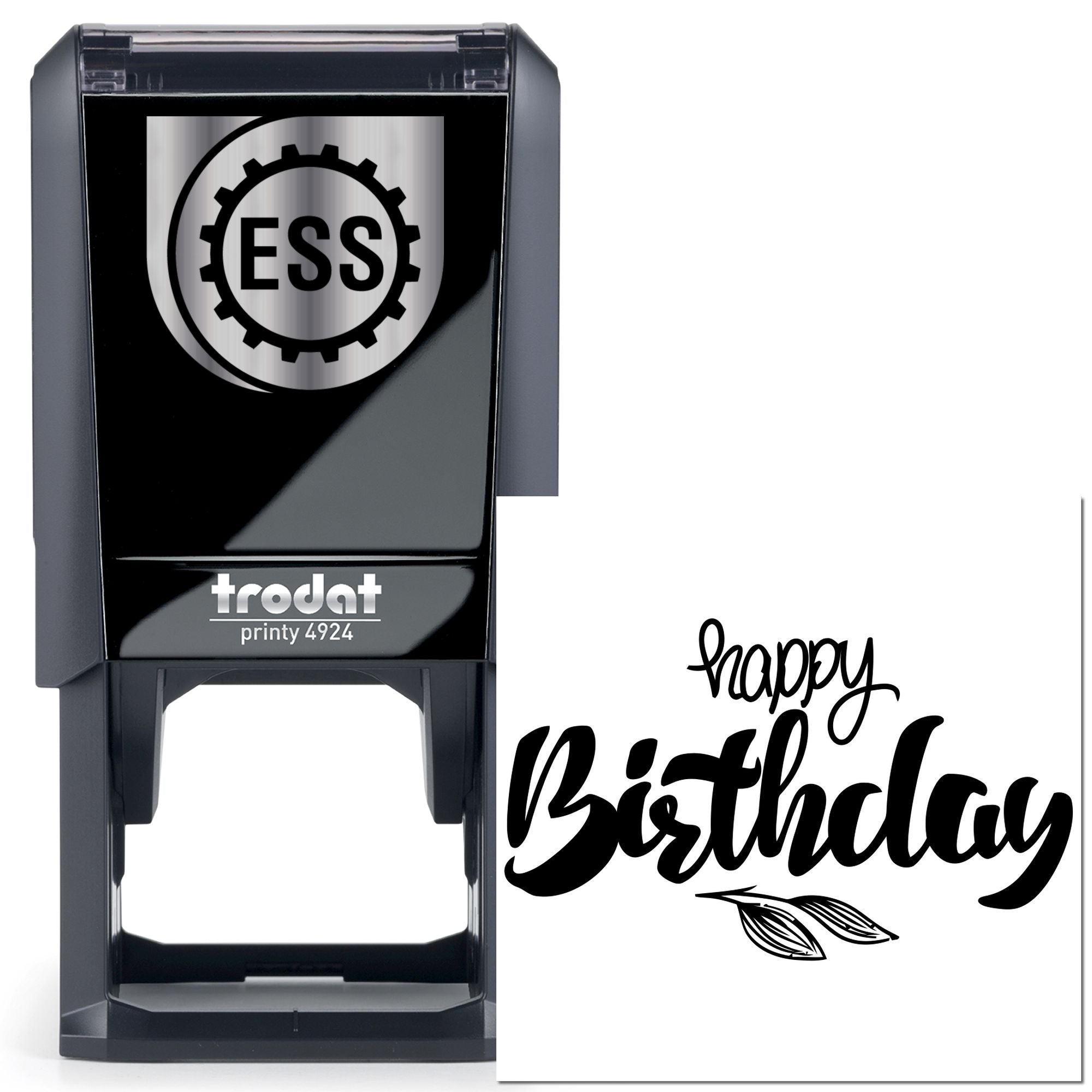 Self-Inking Festive Birthday Fête Scrapbook Stamp