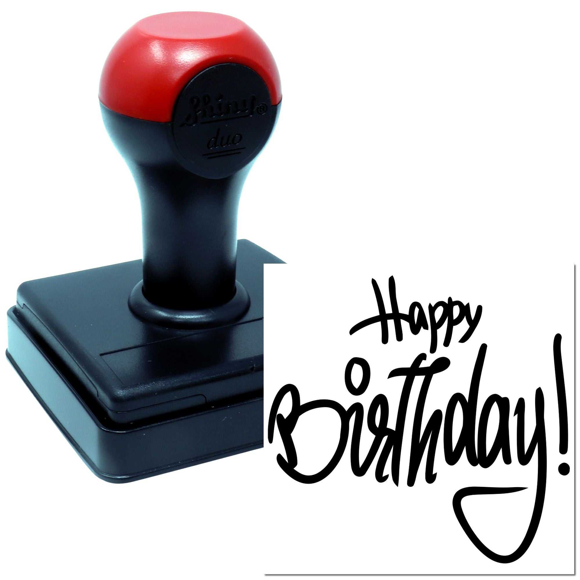 Hand Bright Colorful Party Banner Paper Craft Stamp