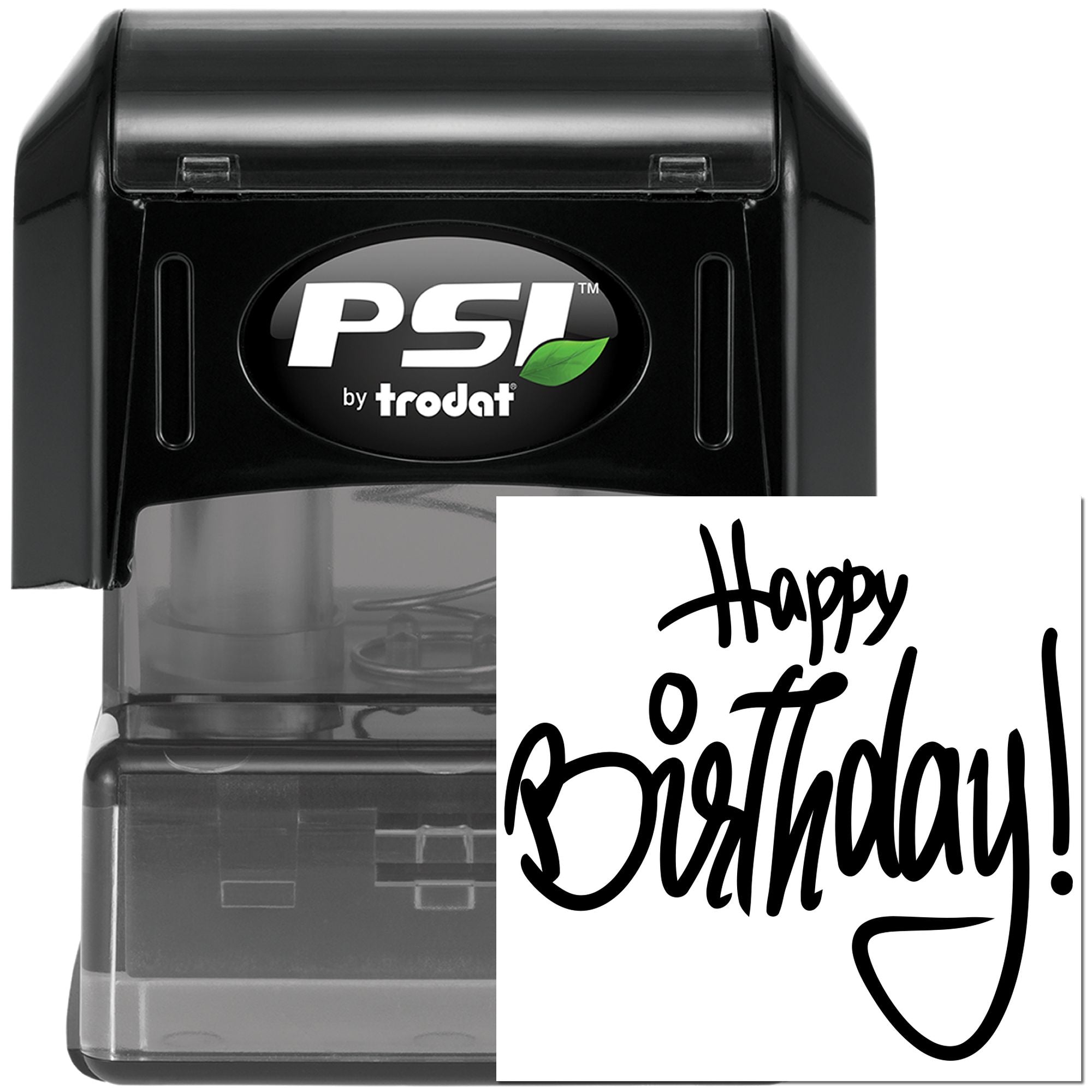 PSI Pre-Inked Bright Colorful Party Banner Scrapbook Stamp