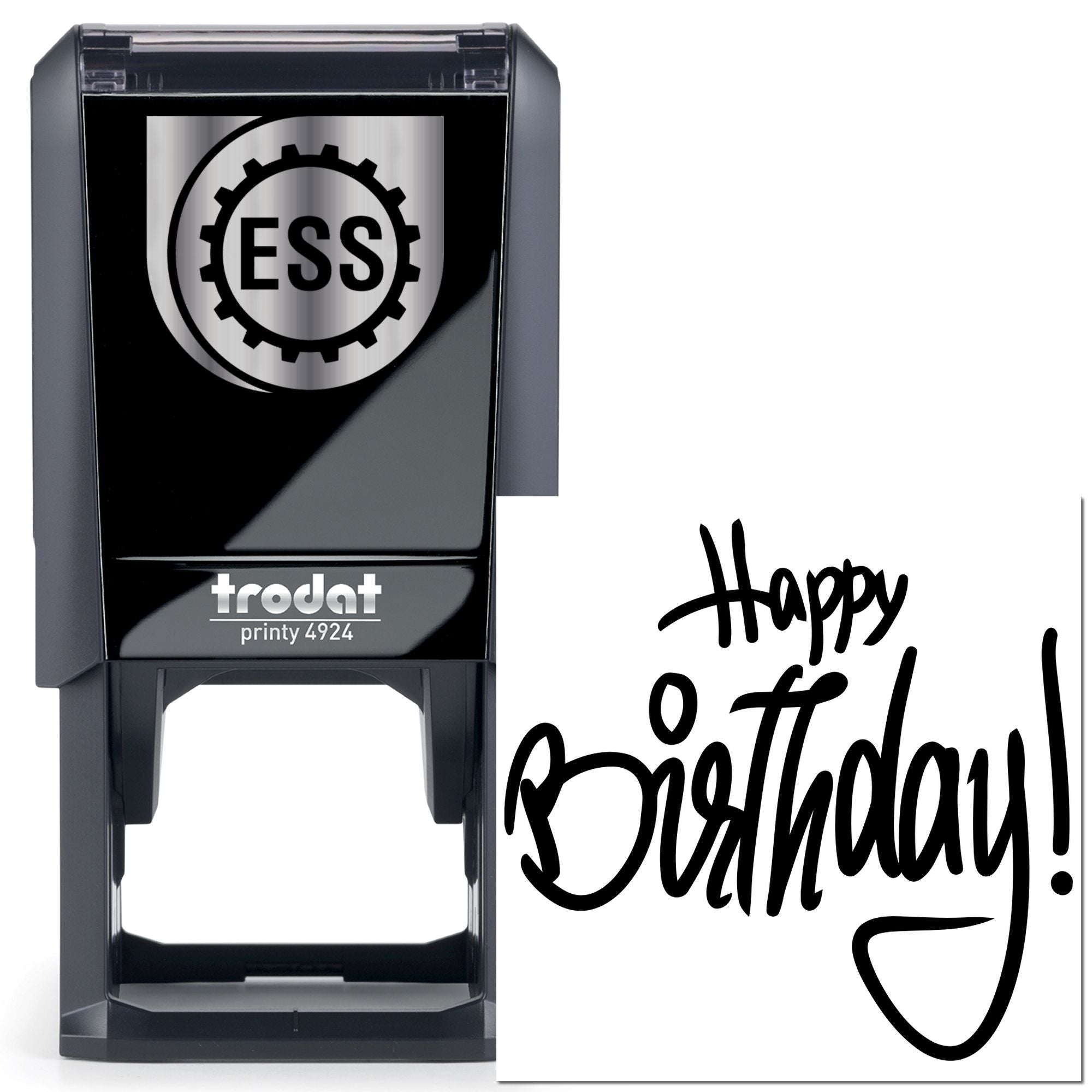 Self-Inking Bright Colorful Party Banner Scrapbooking Stamp