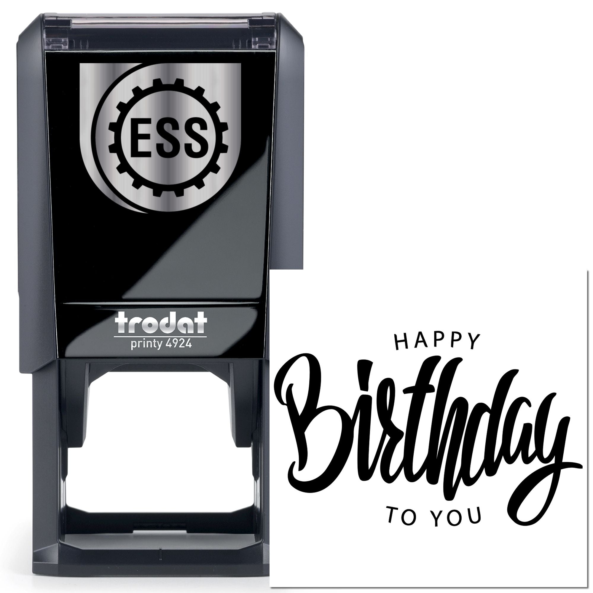 Self-Inking Celebration Event Banner Card Stamp