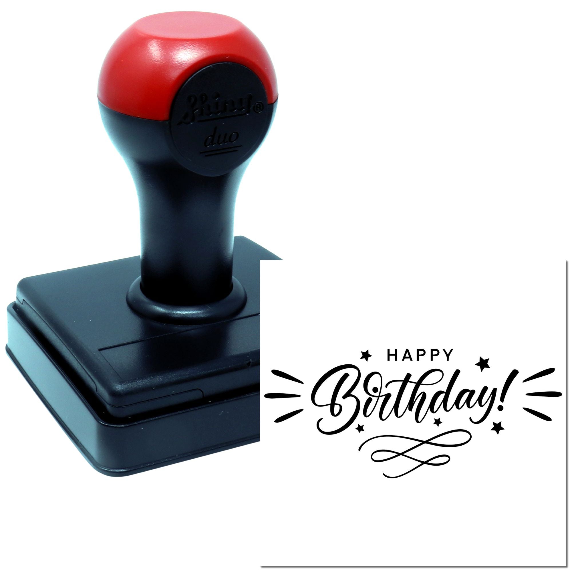 Hand Birthday Sparkle Burst Crafting Stamp