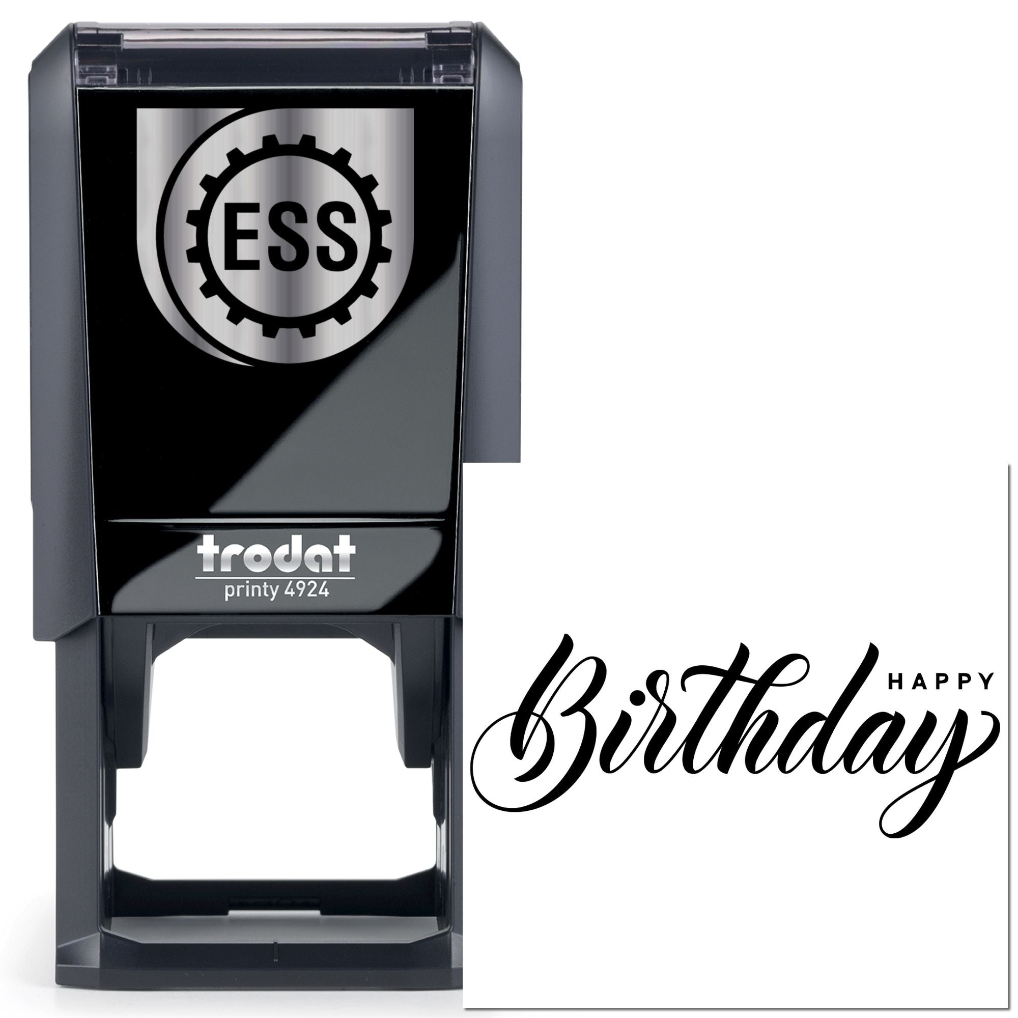 Self-Inking Joyful Birthday Party Celebration Craft Stamp