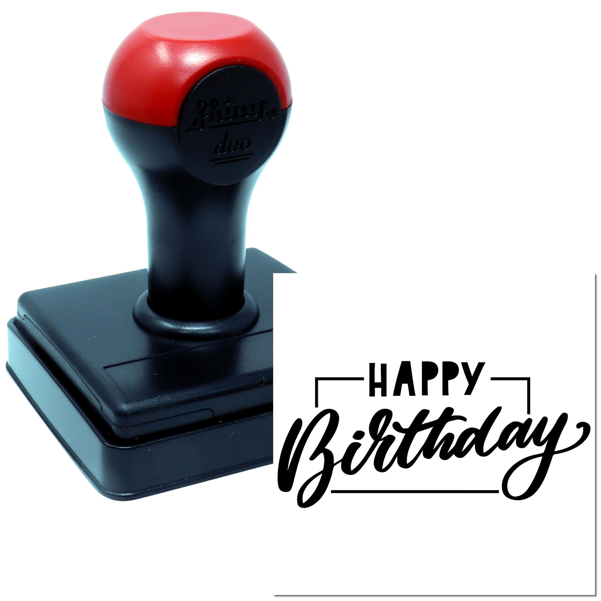 Hand Festive Birthday Decor Scrapbooking Stamp