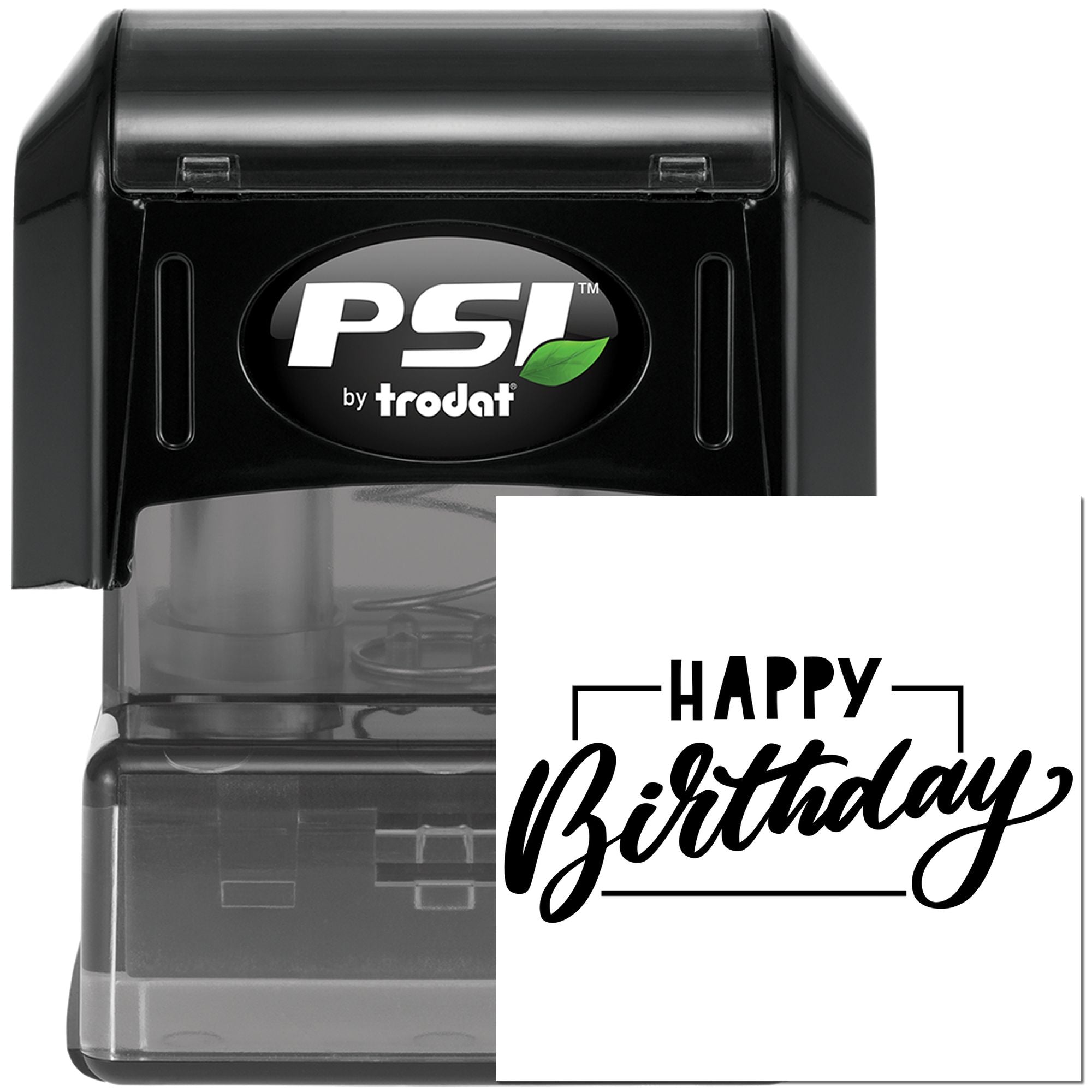 PSI Pre-Inked Festive Birthday Decor Card Stamp
