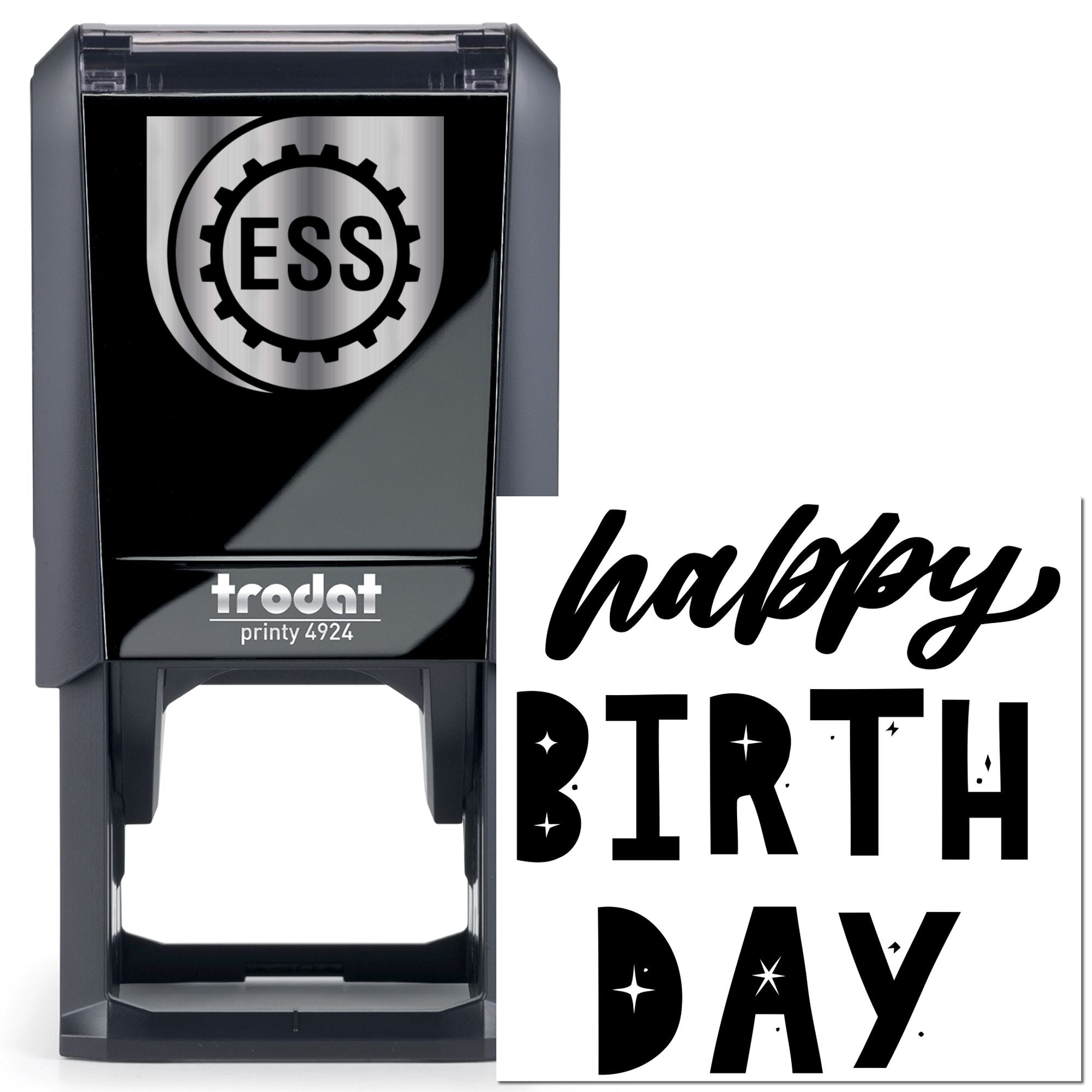 Self-Inking Shimmer Party Celebration Paper Craft Stamp