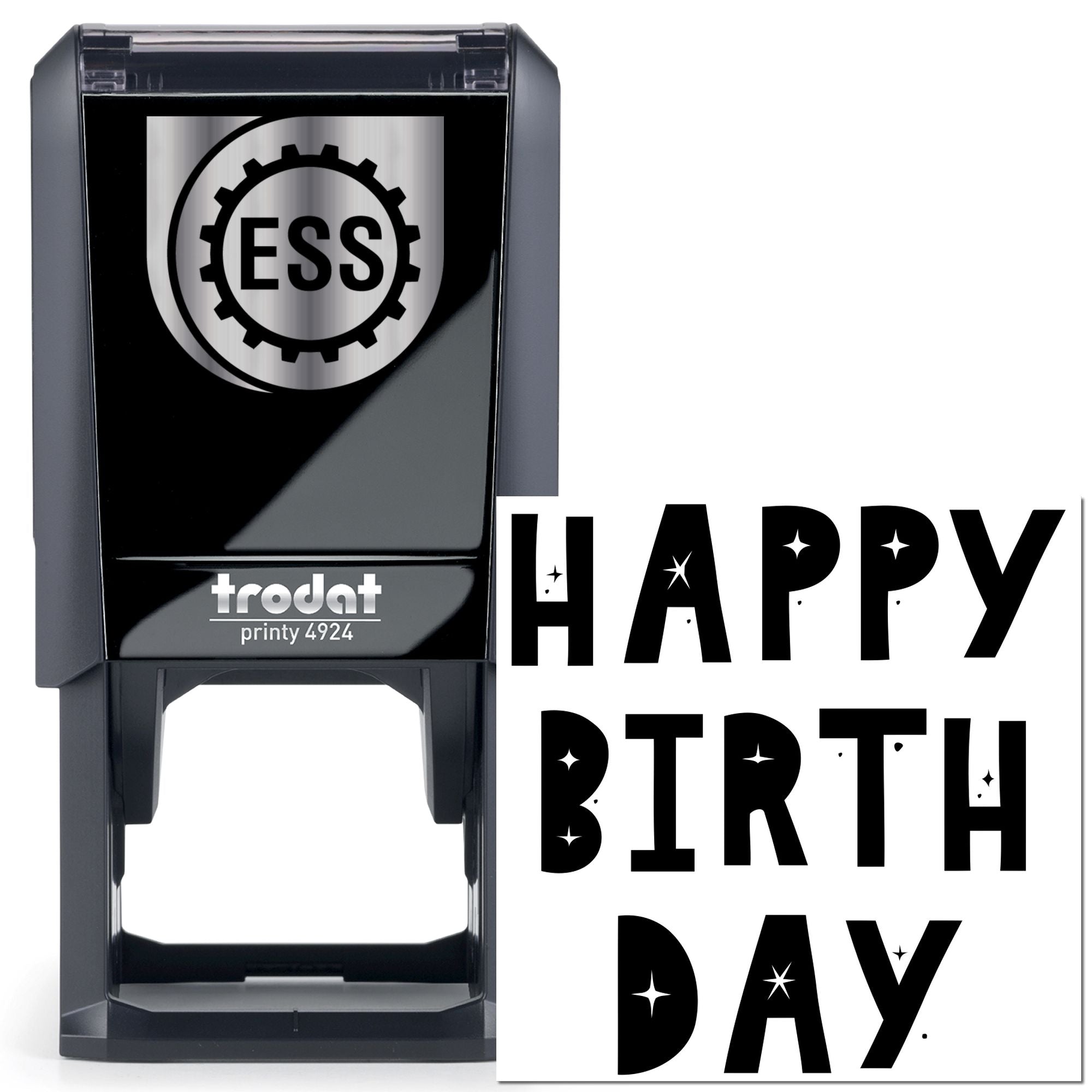 Self-Inking Starry Celebration Display Craft Stamp