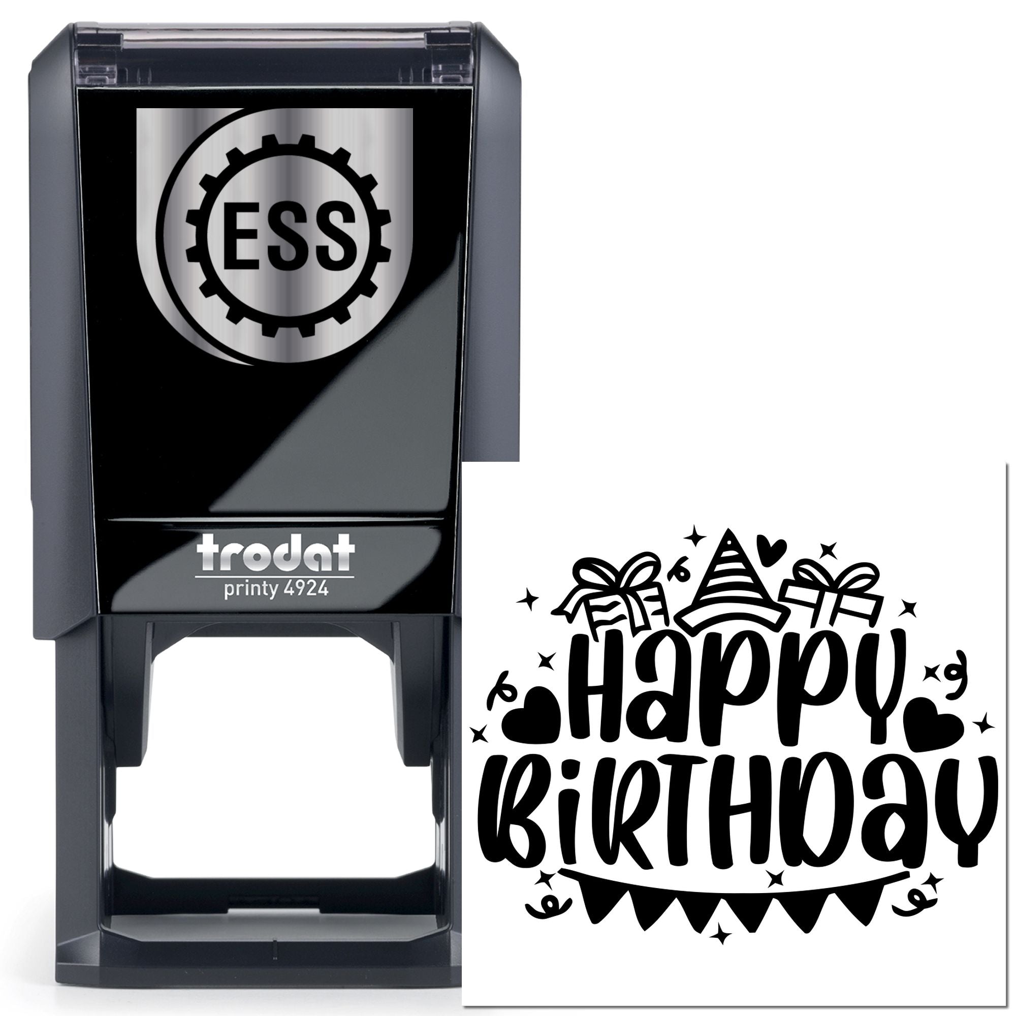 Self-Inking Birthday Celebration Joy Scrapbooking Stamp