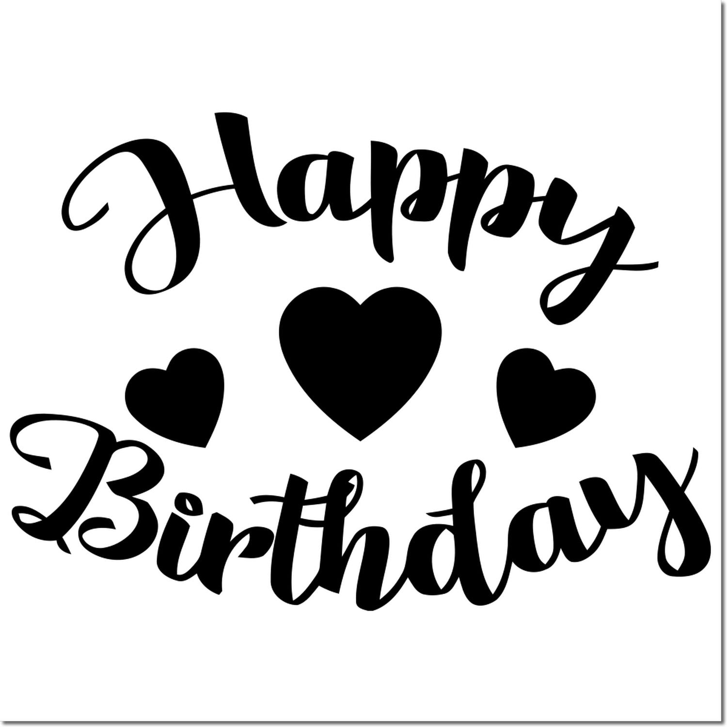 PSI Pre-Inked Heartfelt Celebration Card Making Stamp