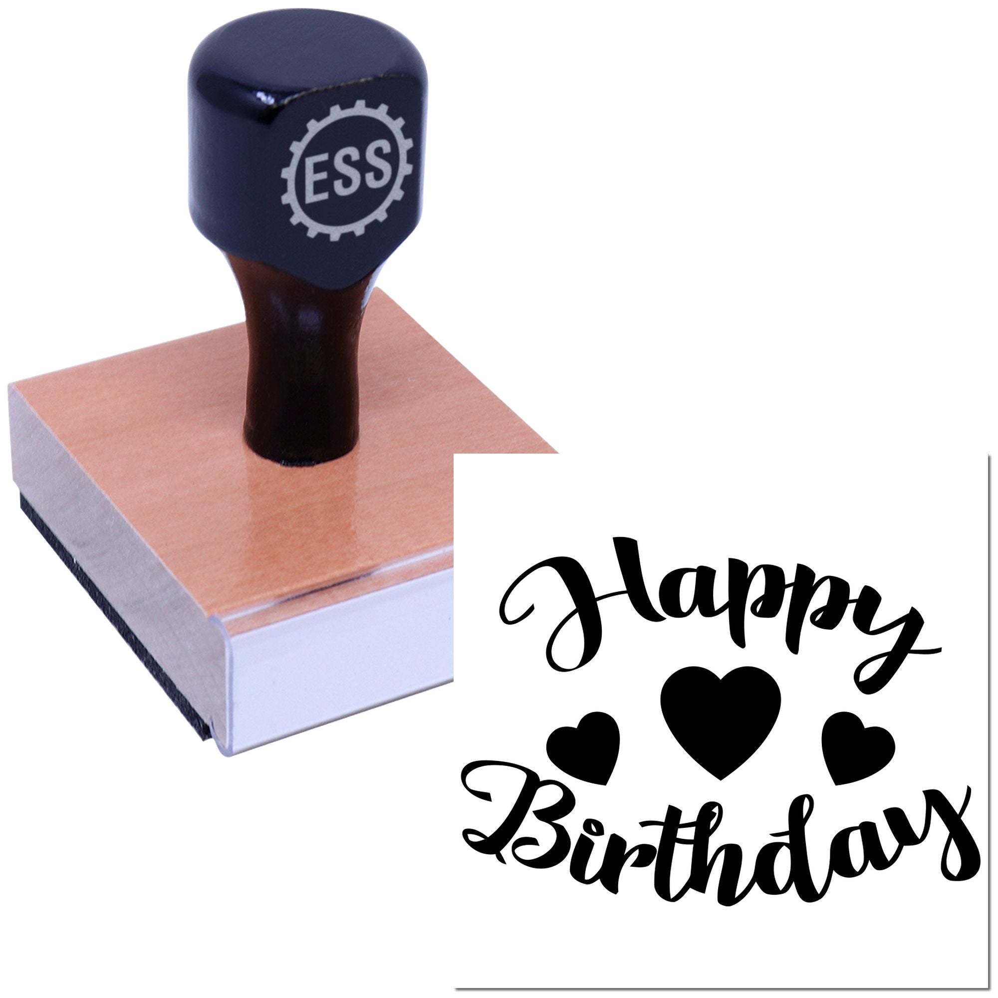 Heartfelt Celebration Craft Rubber Stamp