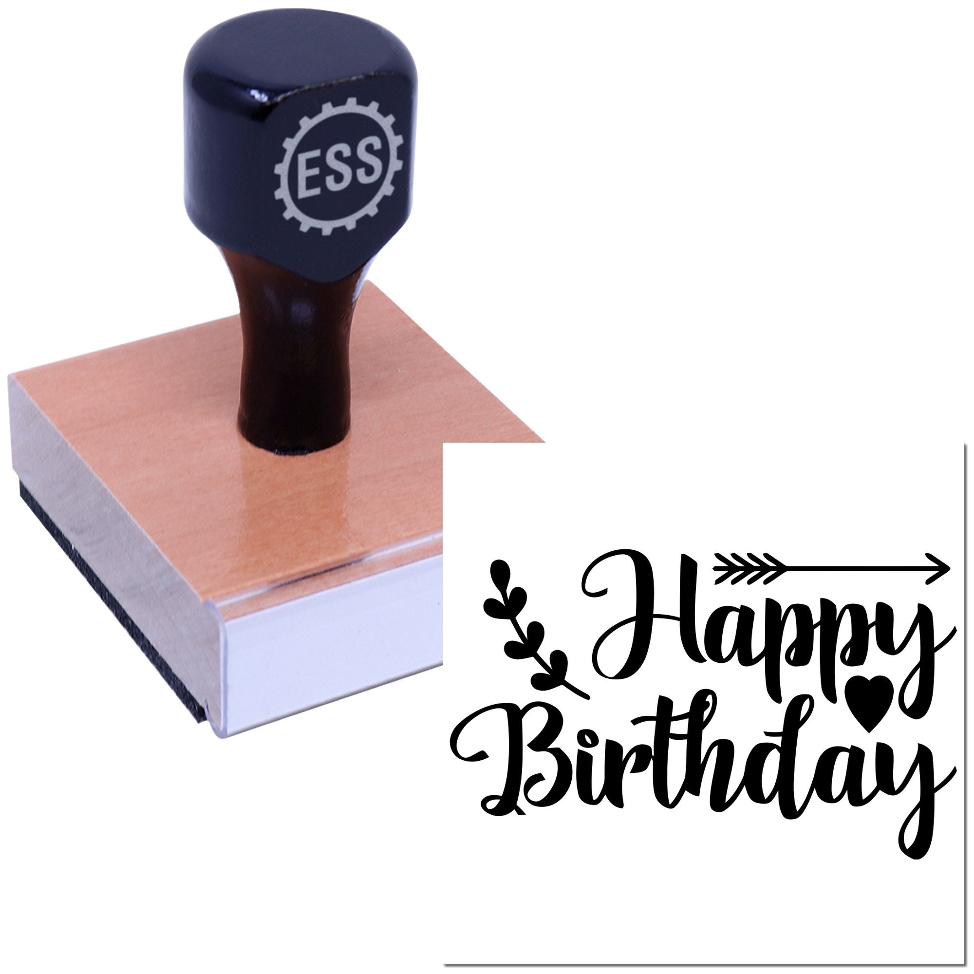 Birthday Celebration Cheer Scrapbooking Rubber Stamp