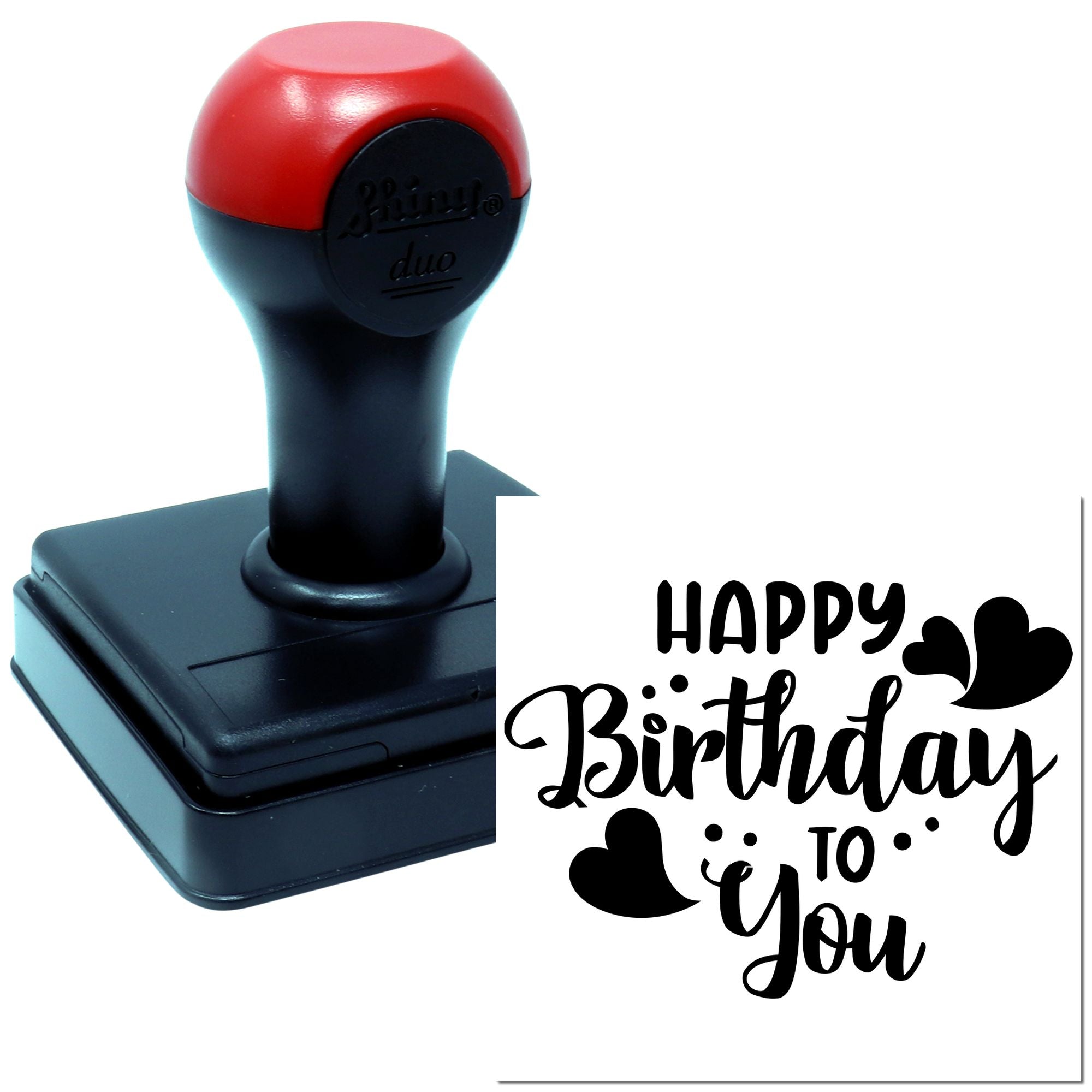 Hand Joyous Birthday Celebration Paper Craft Stamp
