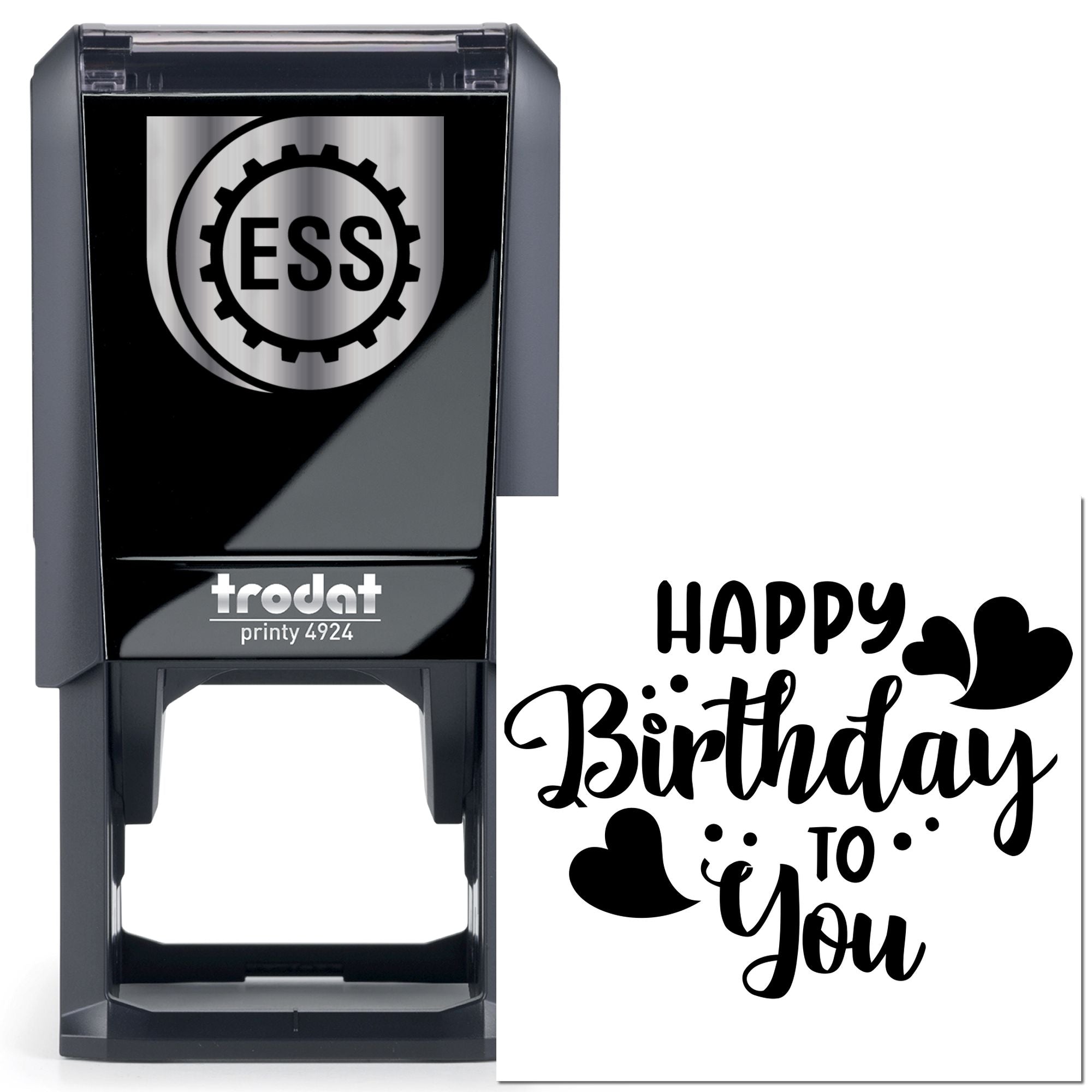 Self-Inking Joyous Birthday Celebration Scrapbooking Stamp