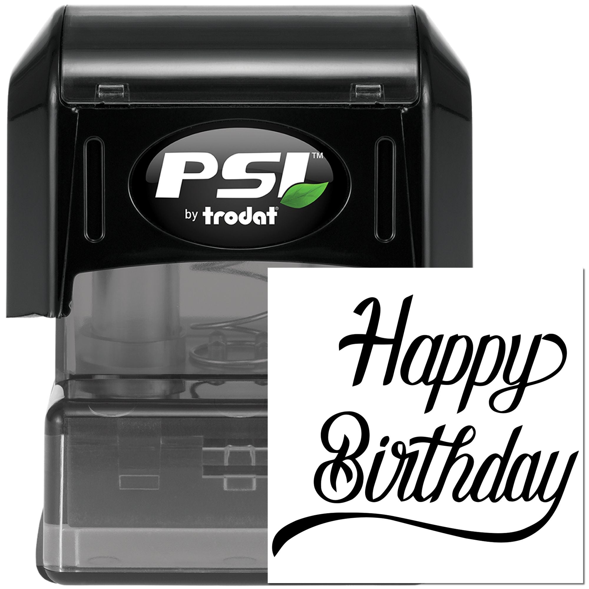 PSI Pre-Inked Festive Spiral Toasts Scrapbooking Stamp