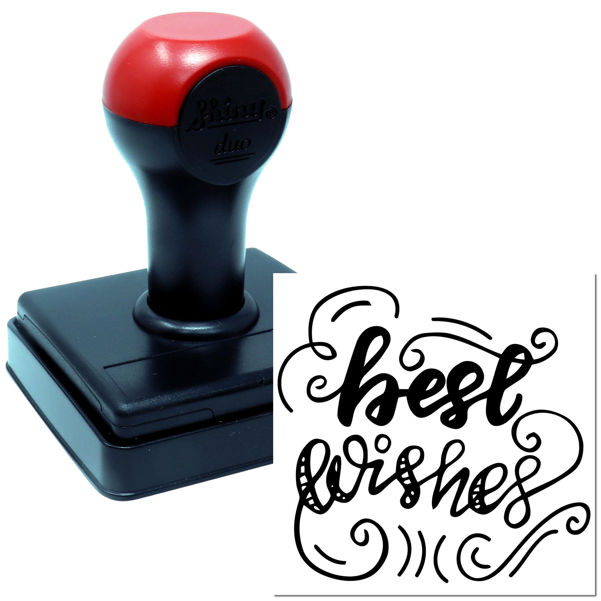 Hand Whimsical Wishes Spin Card Making Stamp