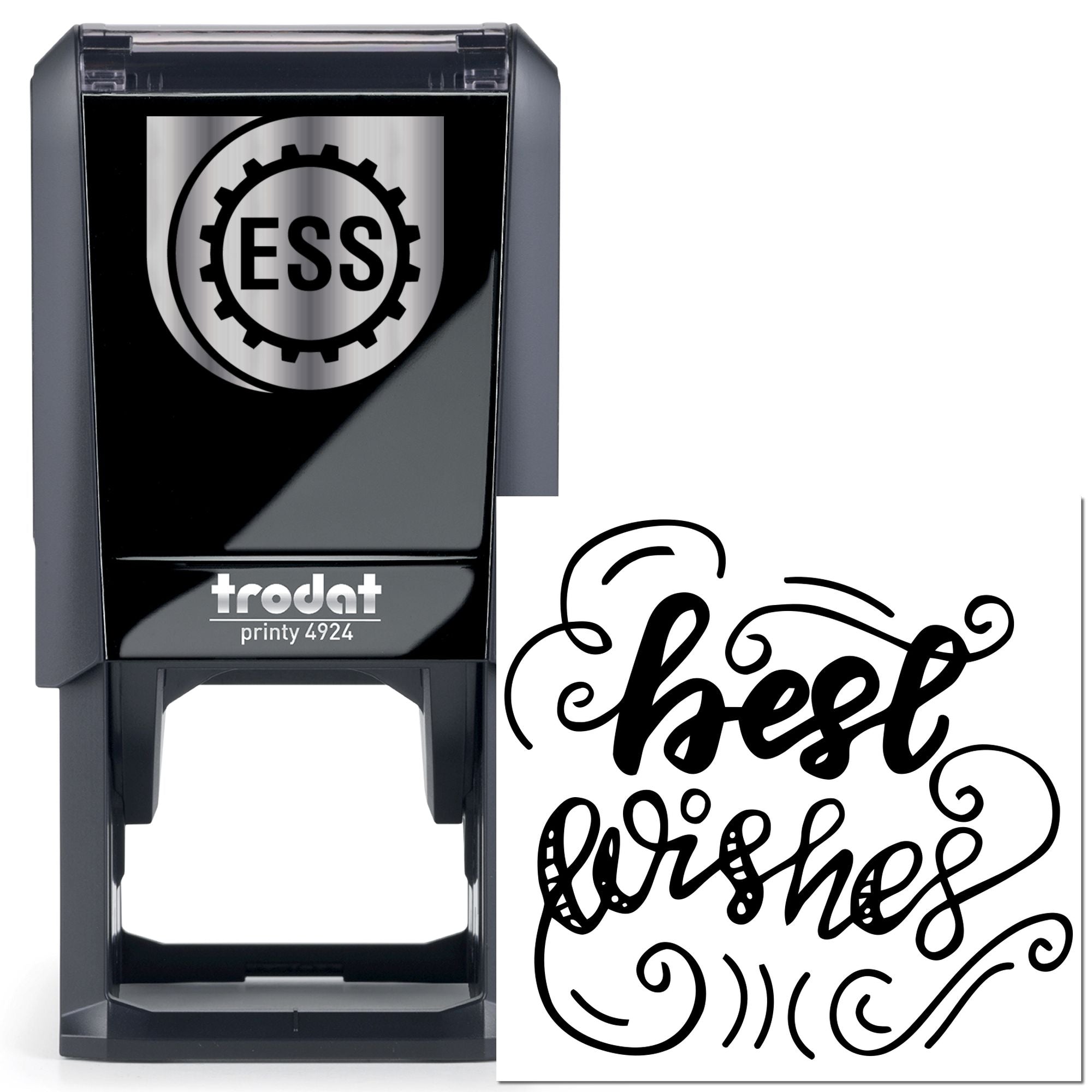 Self-Inking Whimsical Wishes Spin Scrapbook Stamp
