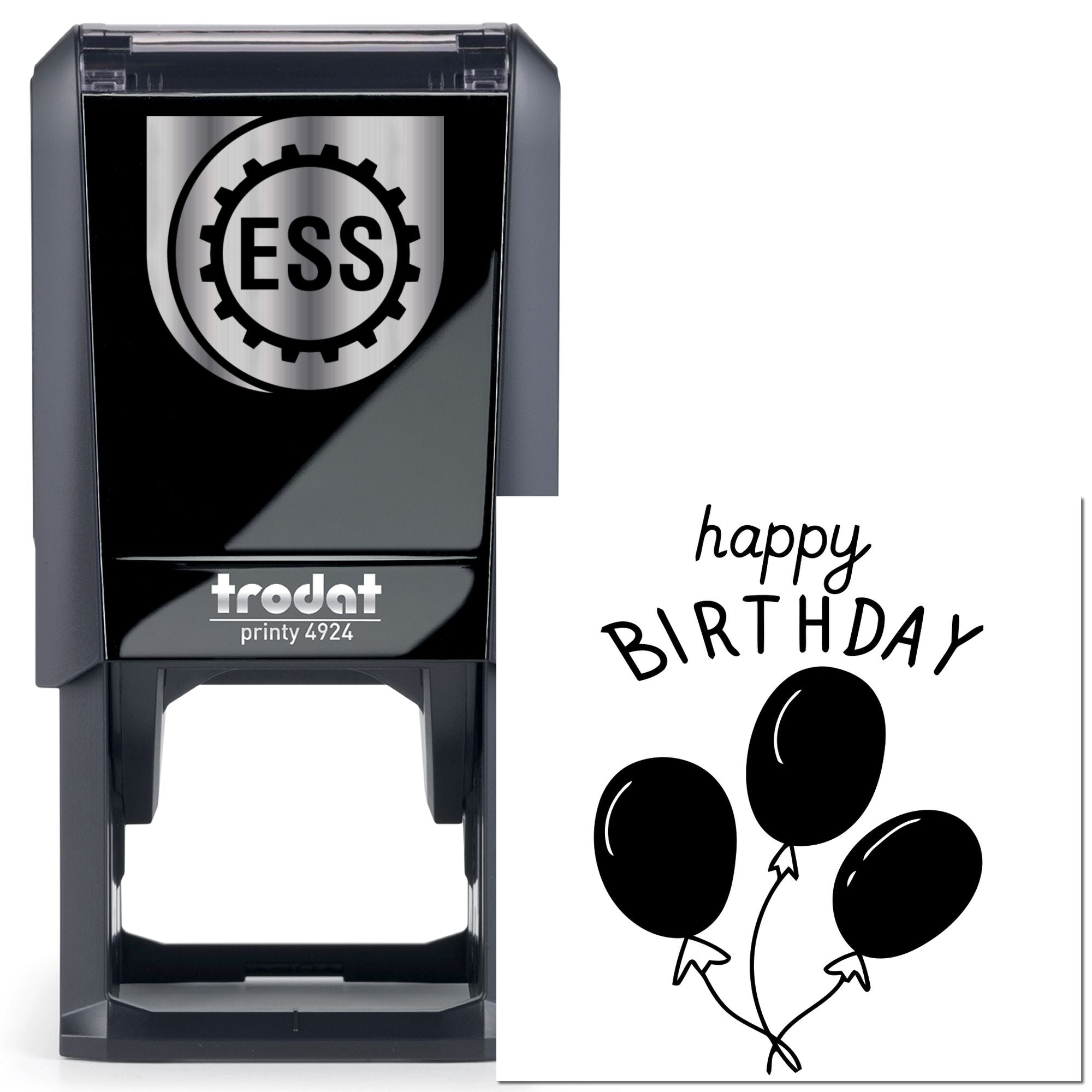 Self-Inking Spectacular Balloon Party Celebration Card Making Stamp