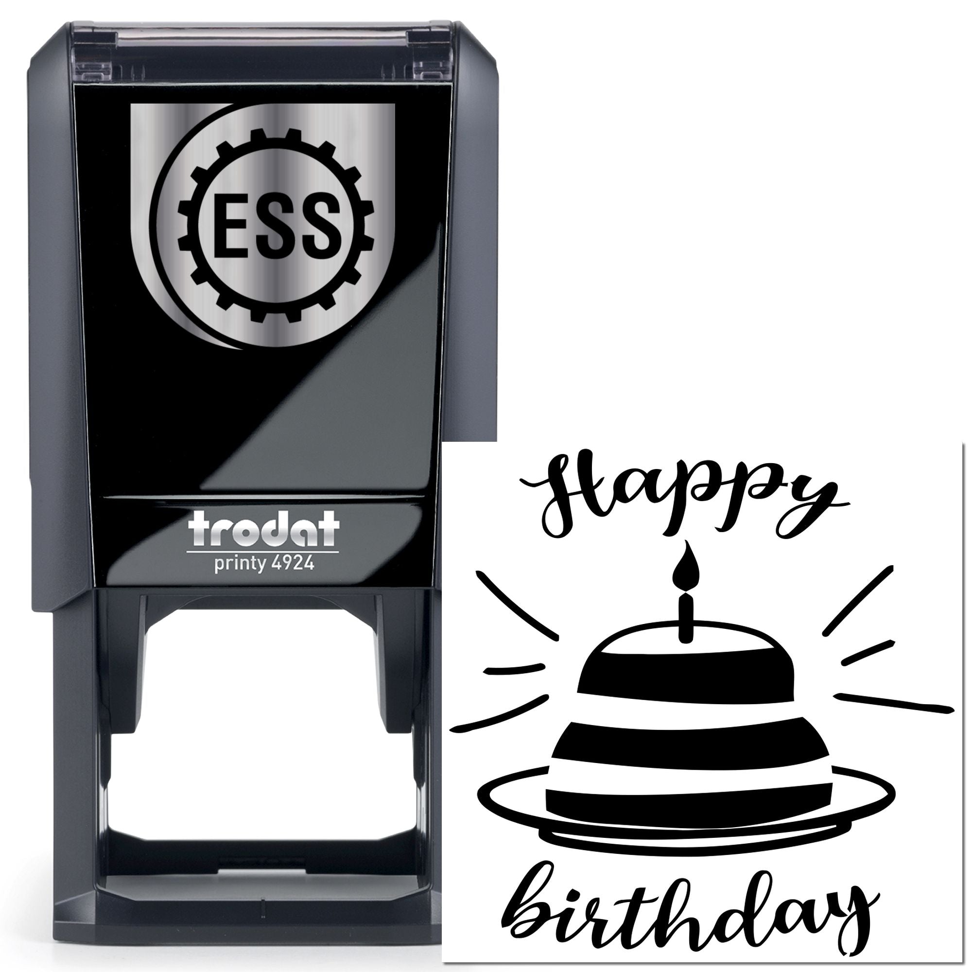 Self-Inking Birthday Festivity Lights Scrapbook Stamp