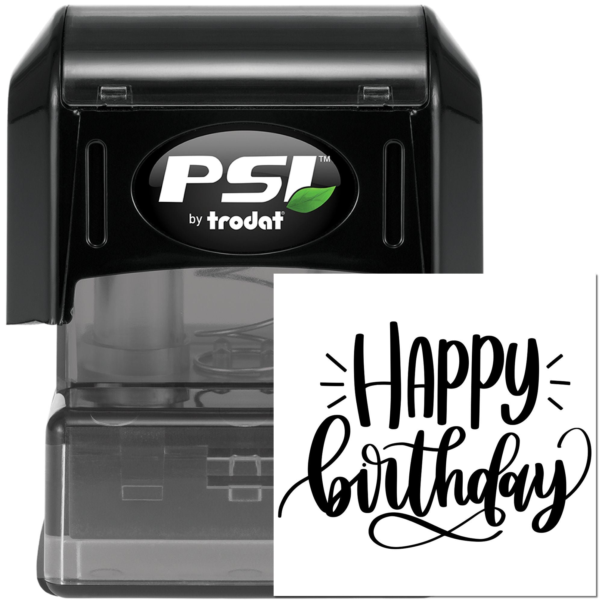 PSI Pre-Inked Vibrant Banner Card Making Stamp