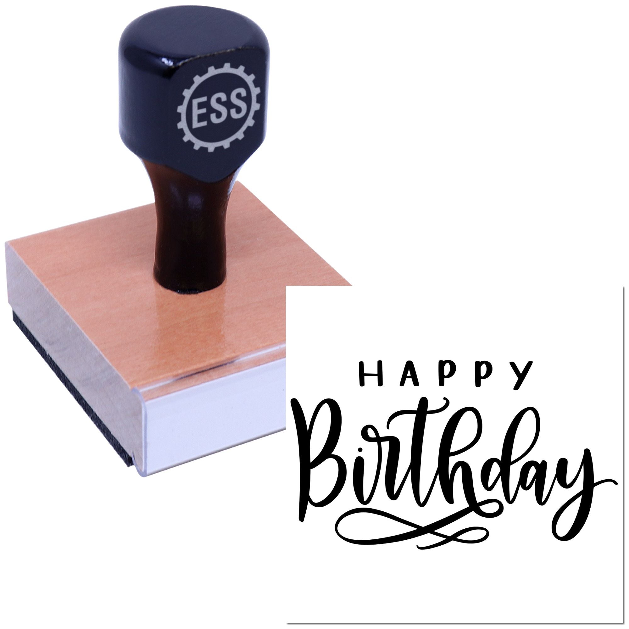 Grand Birthday Party Bash Craft Rubber Stamp