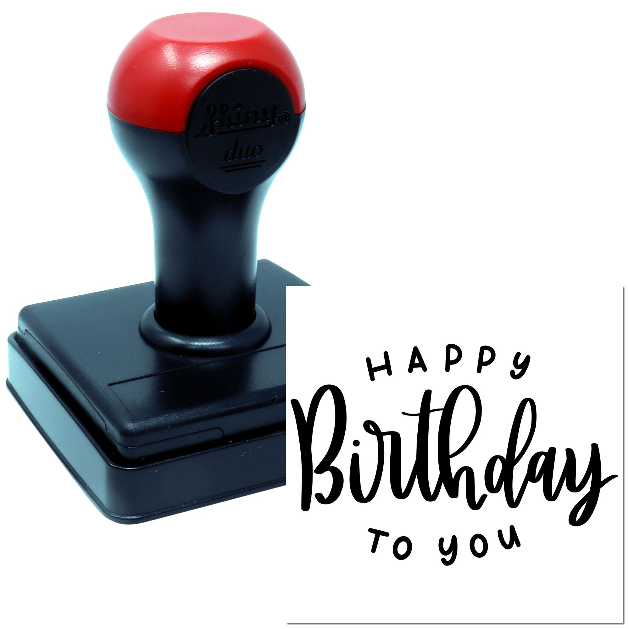 Hand Birthday Joyful Wishes Card Making Stamp