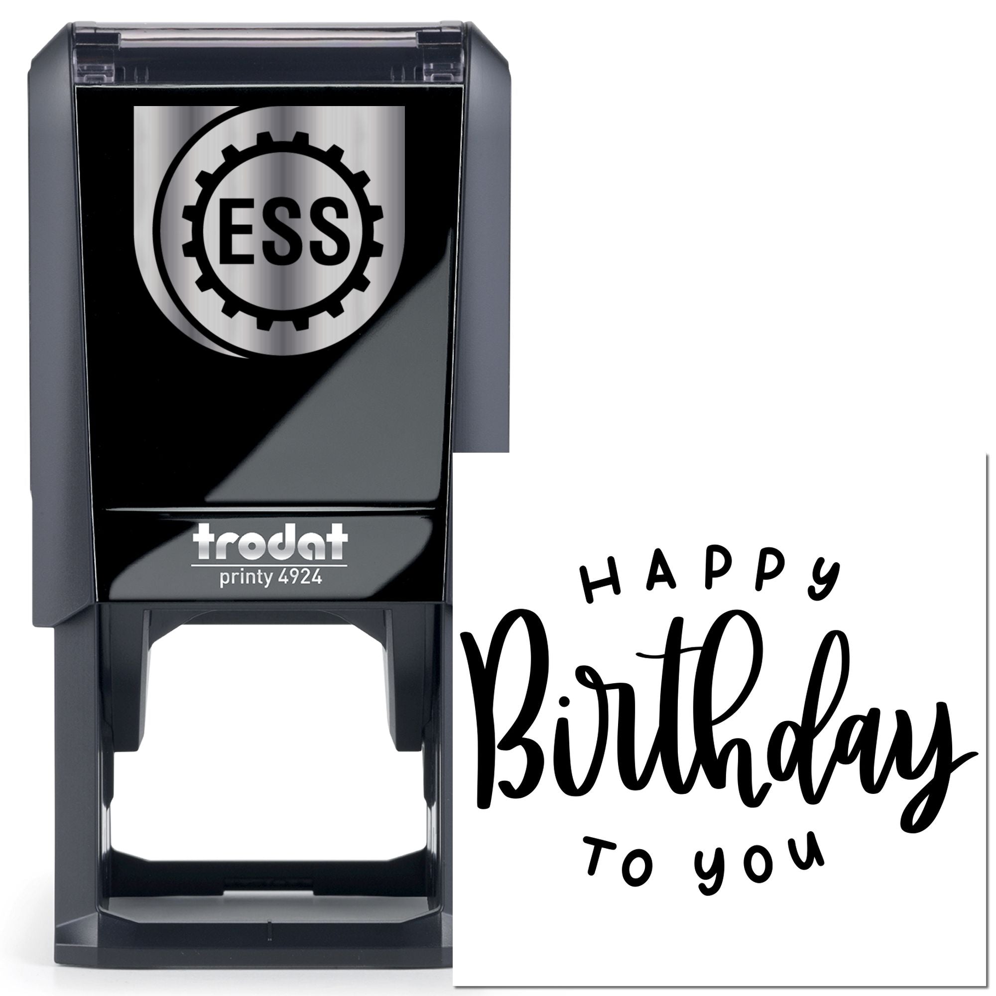 Self-Inking Birthday Joyful Wishes Scrapbook Stamp
