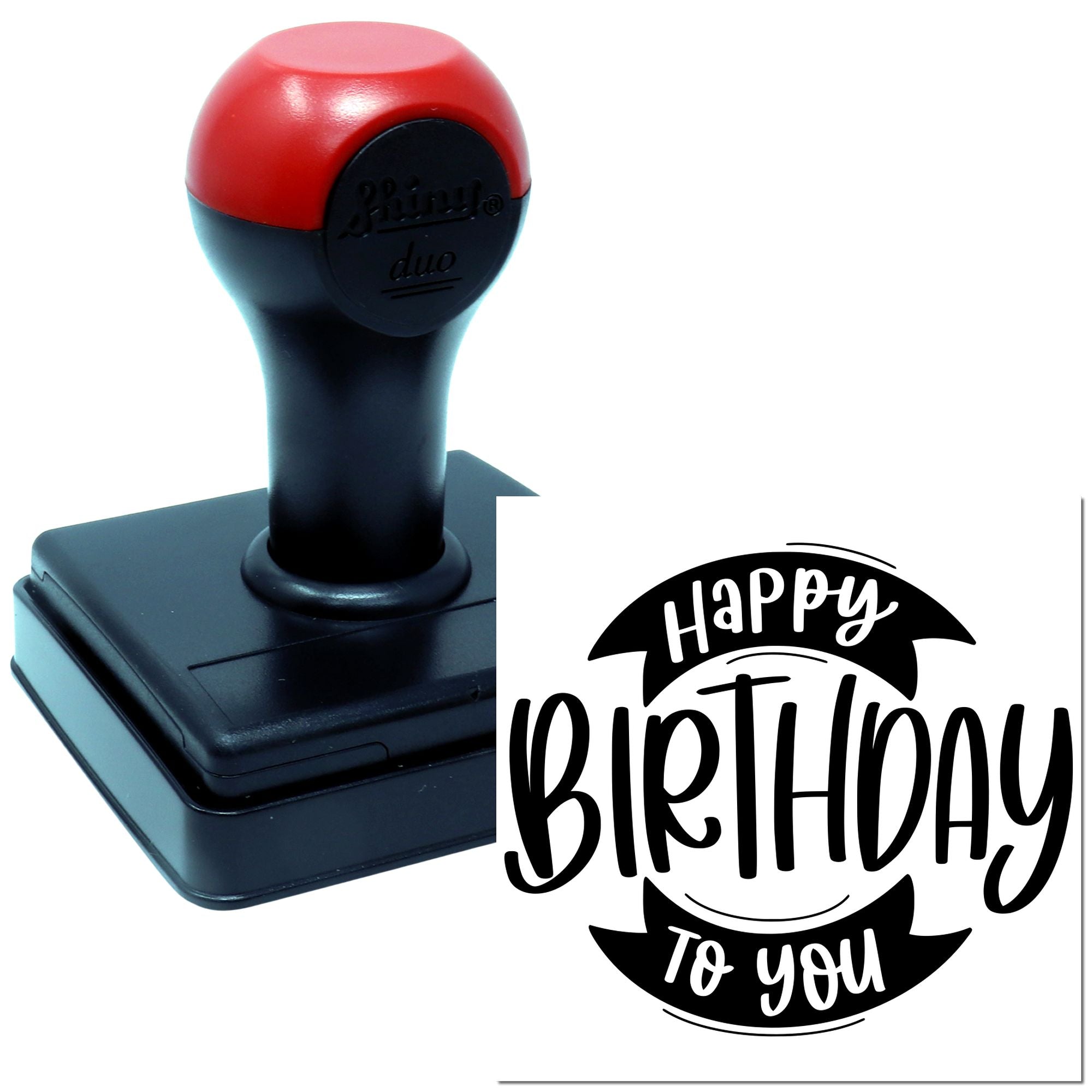 Hand Birthday Joy Explosion Paper Craft Stamp