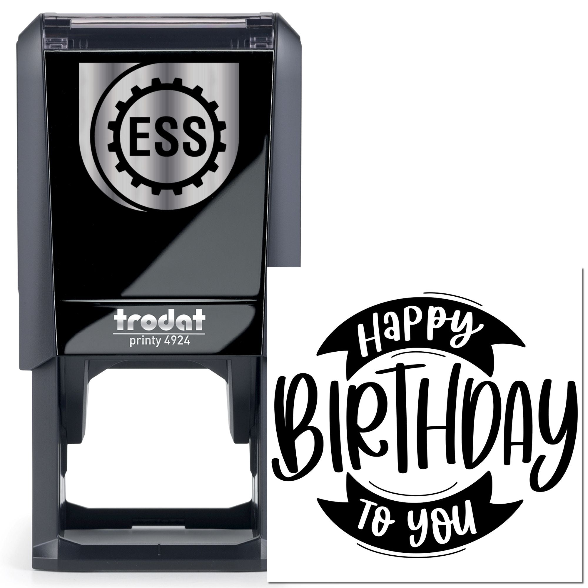 Self-Inking Birthday Joy Explosion Scrapbooking Stamp