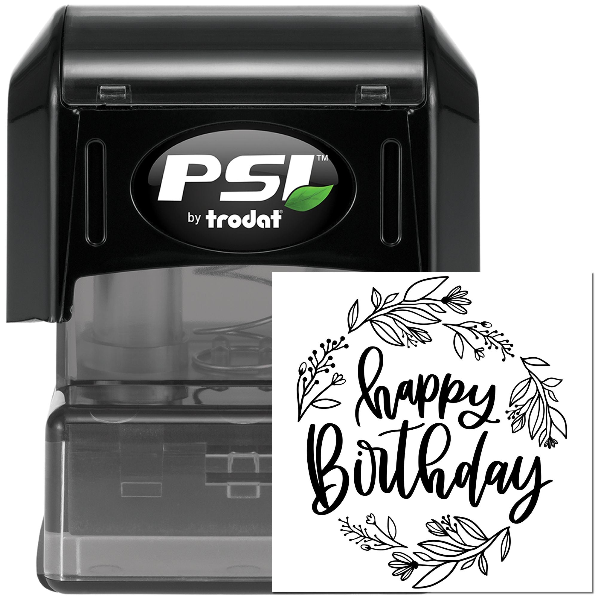PSI Pre-Inked Flourishing Birthday Delight Card Stamp