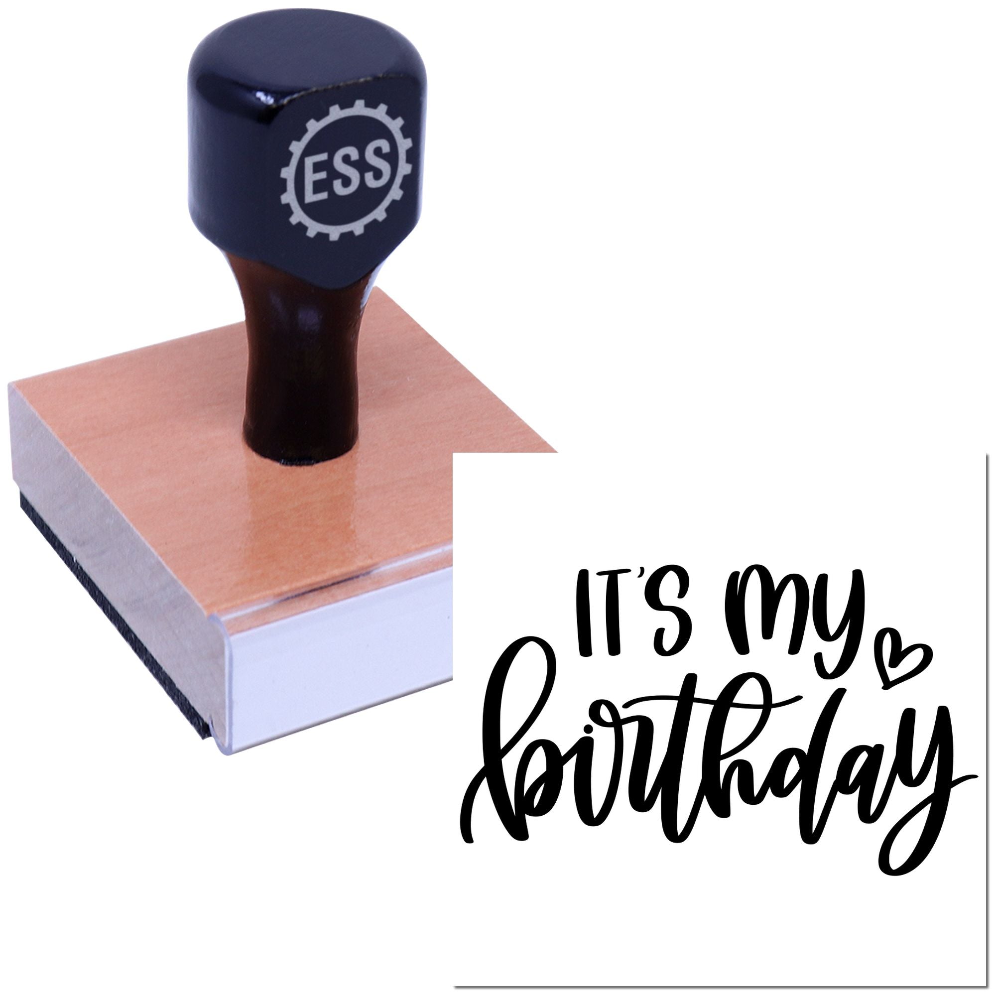 Joyful celebratory lively atmosphere Scrapbook Rubber Stamp