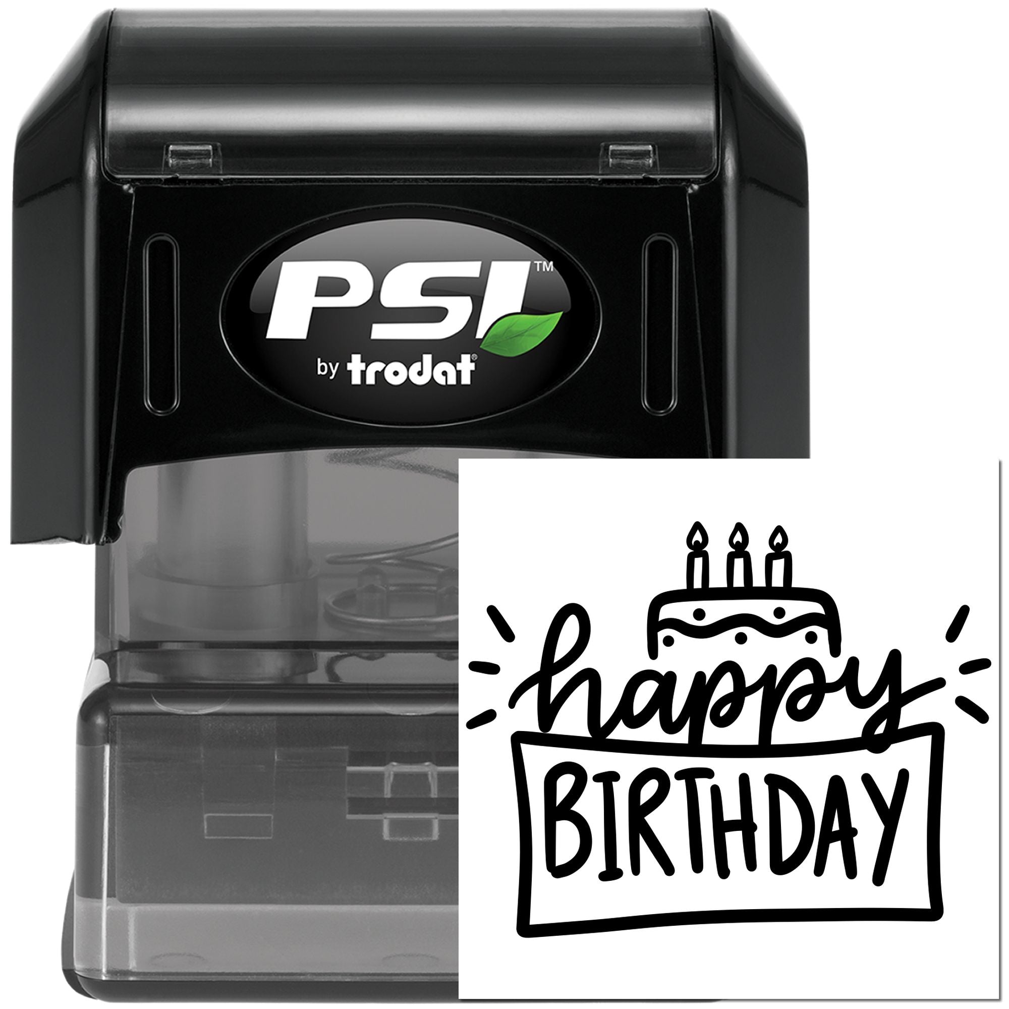 PSI Pre-Inked Festive Birthday Charm Scrapbooking Stamp
