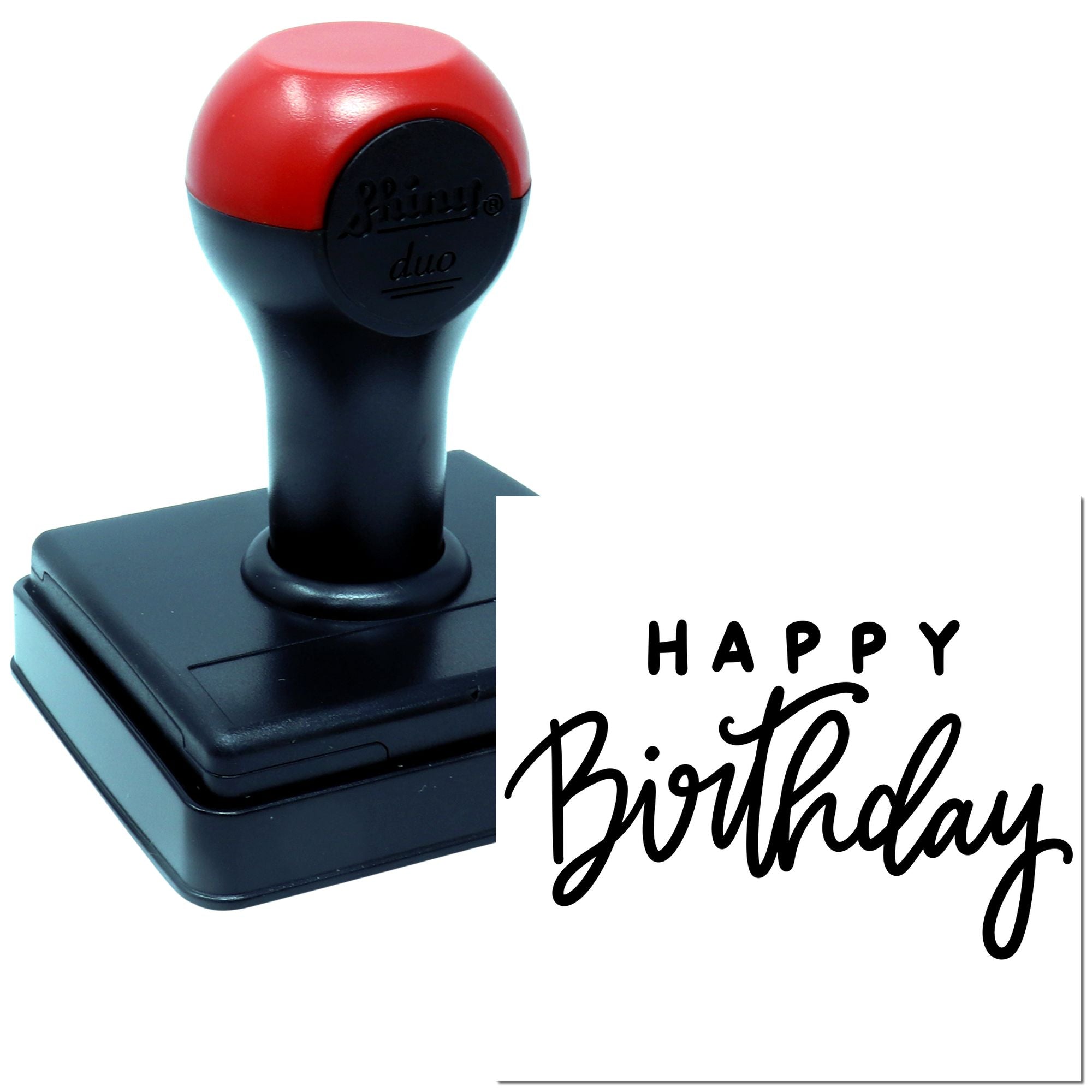 Hand Festive Joy Celebration Scrapbook Stamp