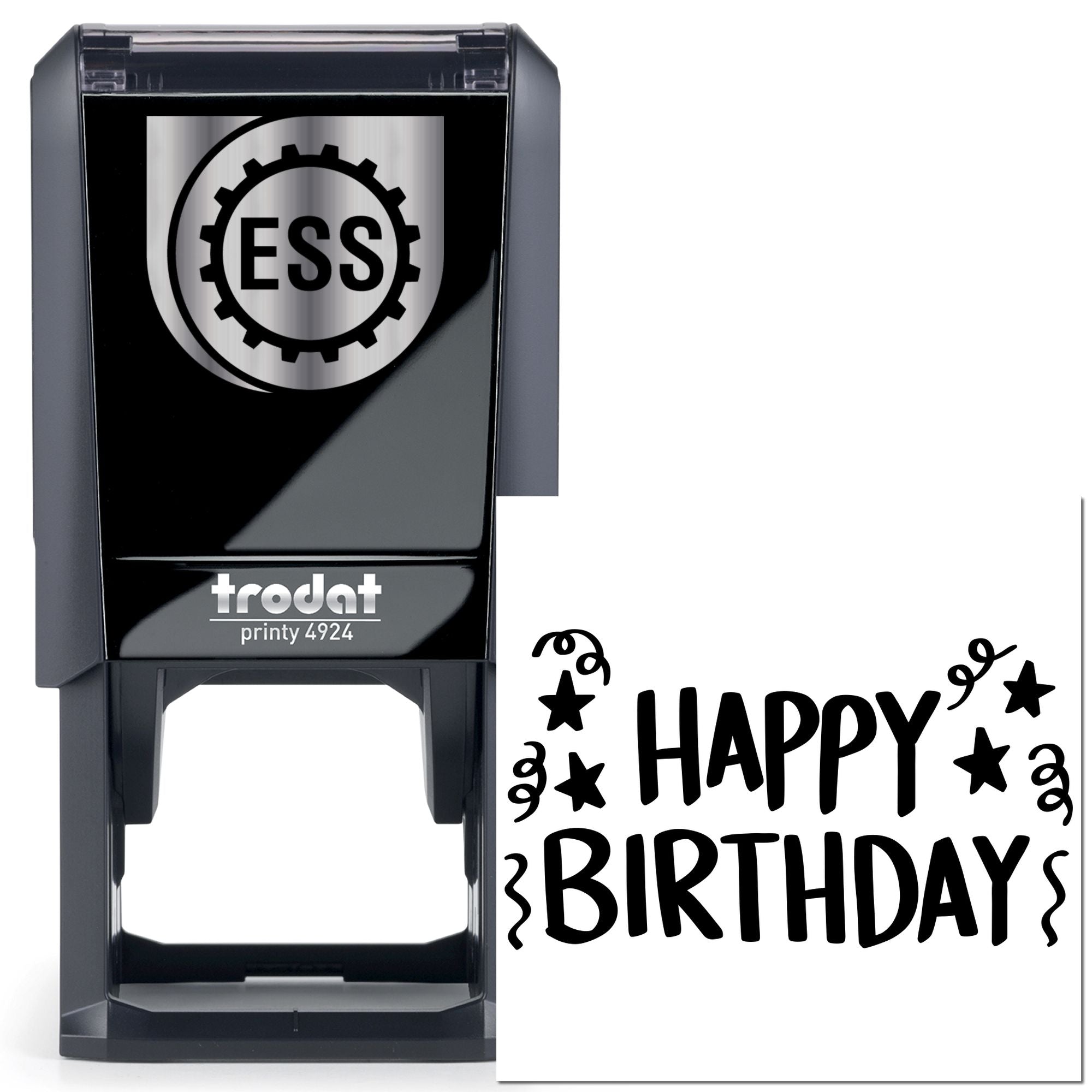 Self-Inking Festive Confetti Party Card Making Stamp