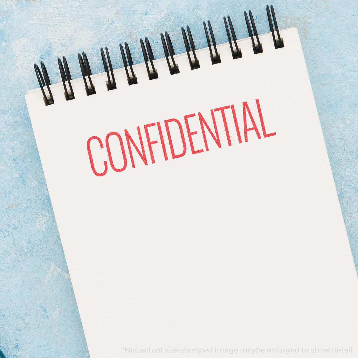 "Confidential" Xstamper stamp used on filed paperwork