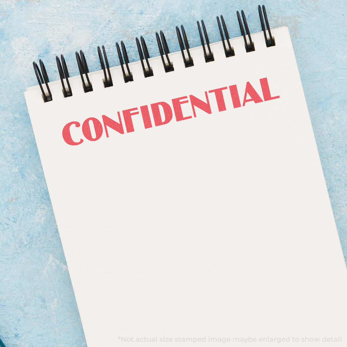 "Confidential" Xstamper stamp used on filed paperwork