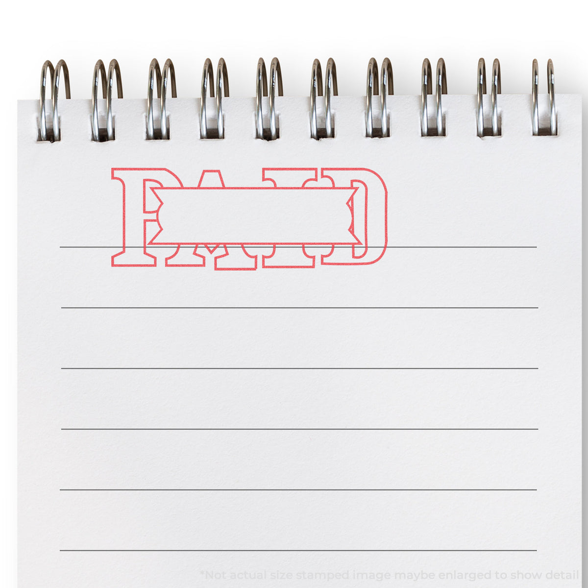 "Paid" Xstamper stamp used on filed paperwork