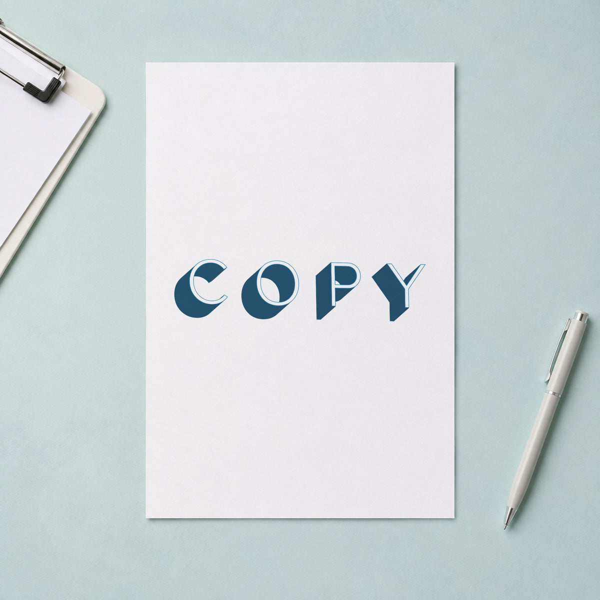 "Copy" Xstamper stamp at work on everyday office paperwork