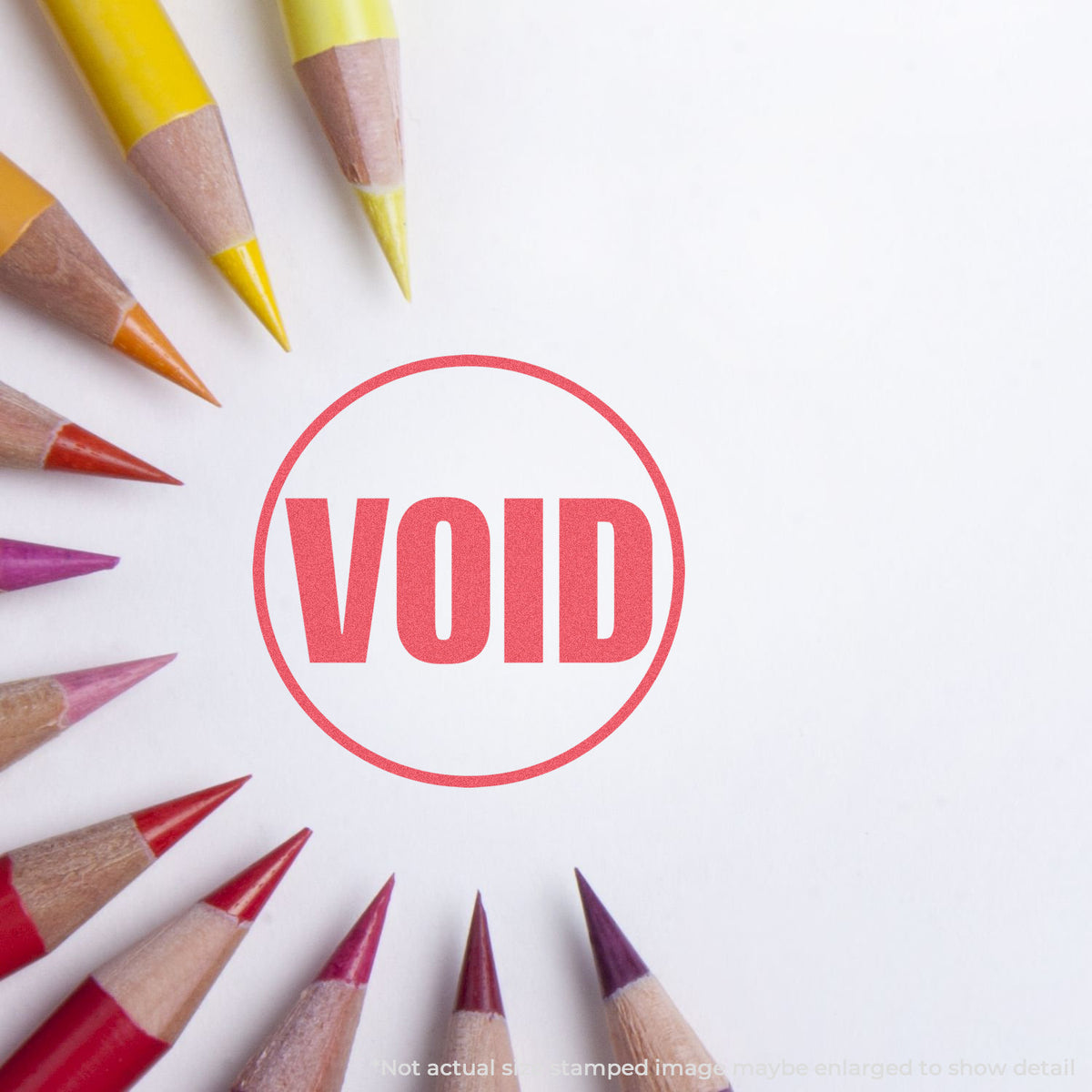 "Void" Xstamper stamp used on filed paperwork