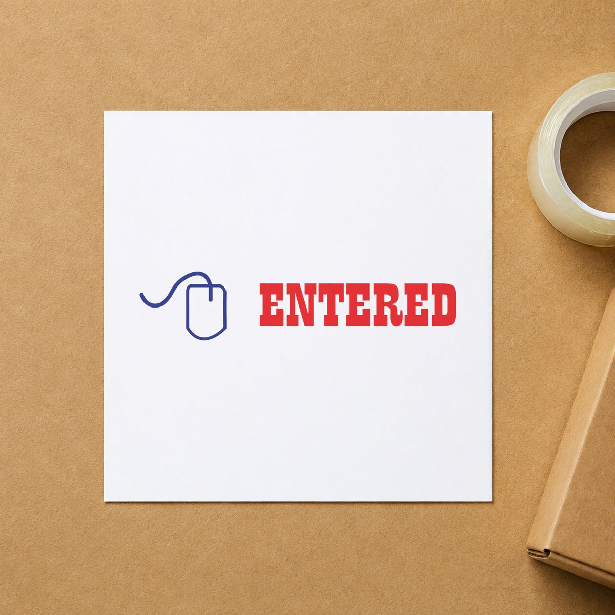 "Entered" imprint sized 1/2 x 1-5/8 in on a document page