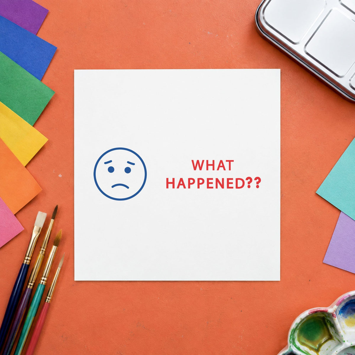 "What happened?" Xstamper stamp at work on everyday office paperwork