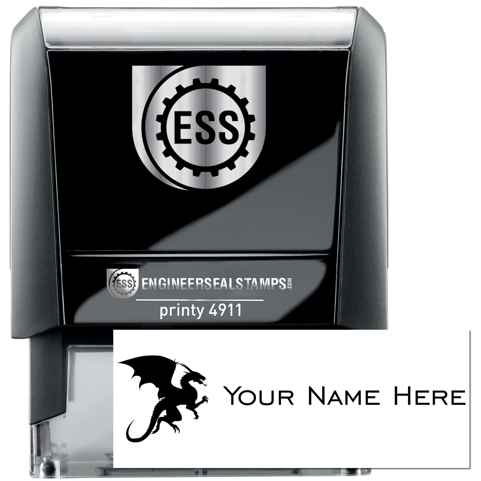 Self-Inking Mystic Guardian Custom Ink Stamp - Engineer Seal Stamps