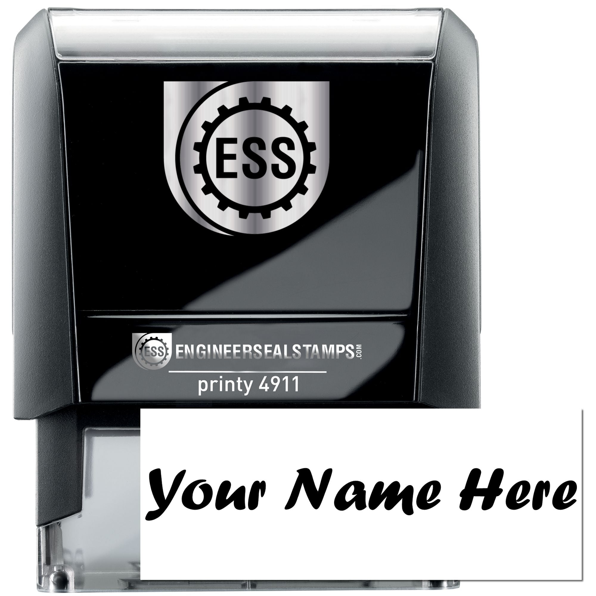 Self-Inking Forte Customizable Signature Stamper - Engineer Seal Stamps