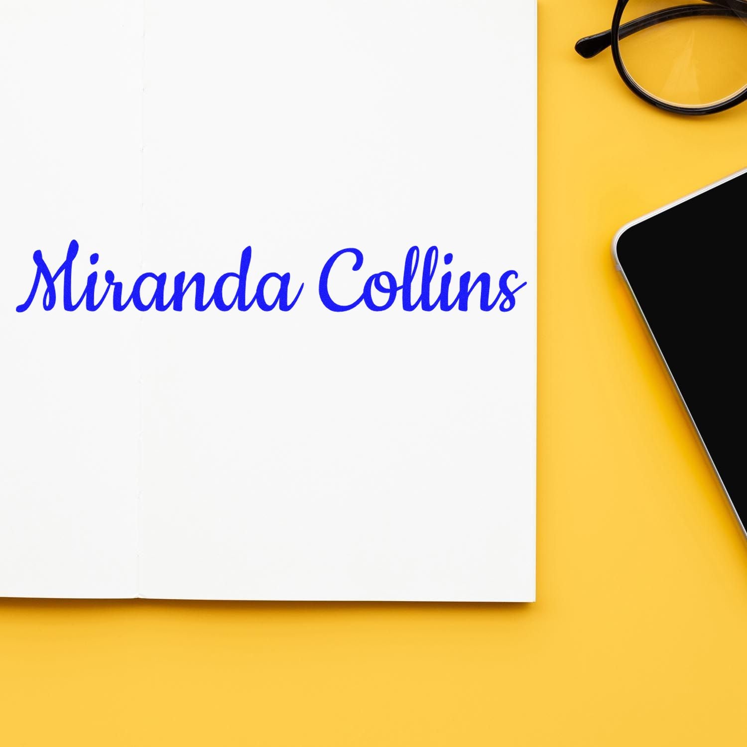 PSI Pre-Inked Cookie Business Name Stamper - Engineer Seal Stamps