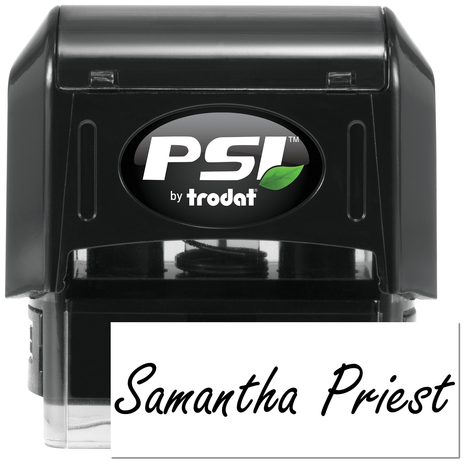 PSI Pre-Inked Freestyle Script Business Ink Stamper - Engineer Seal Stamps