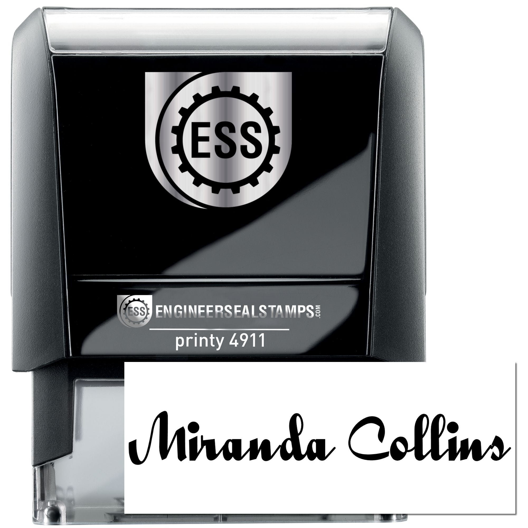 Self-Inking Quigley Wiggly Professional Signature Stamper - Engineer Seal Stamps