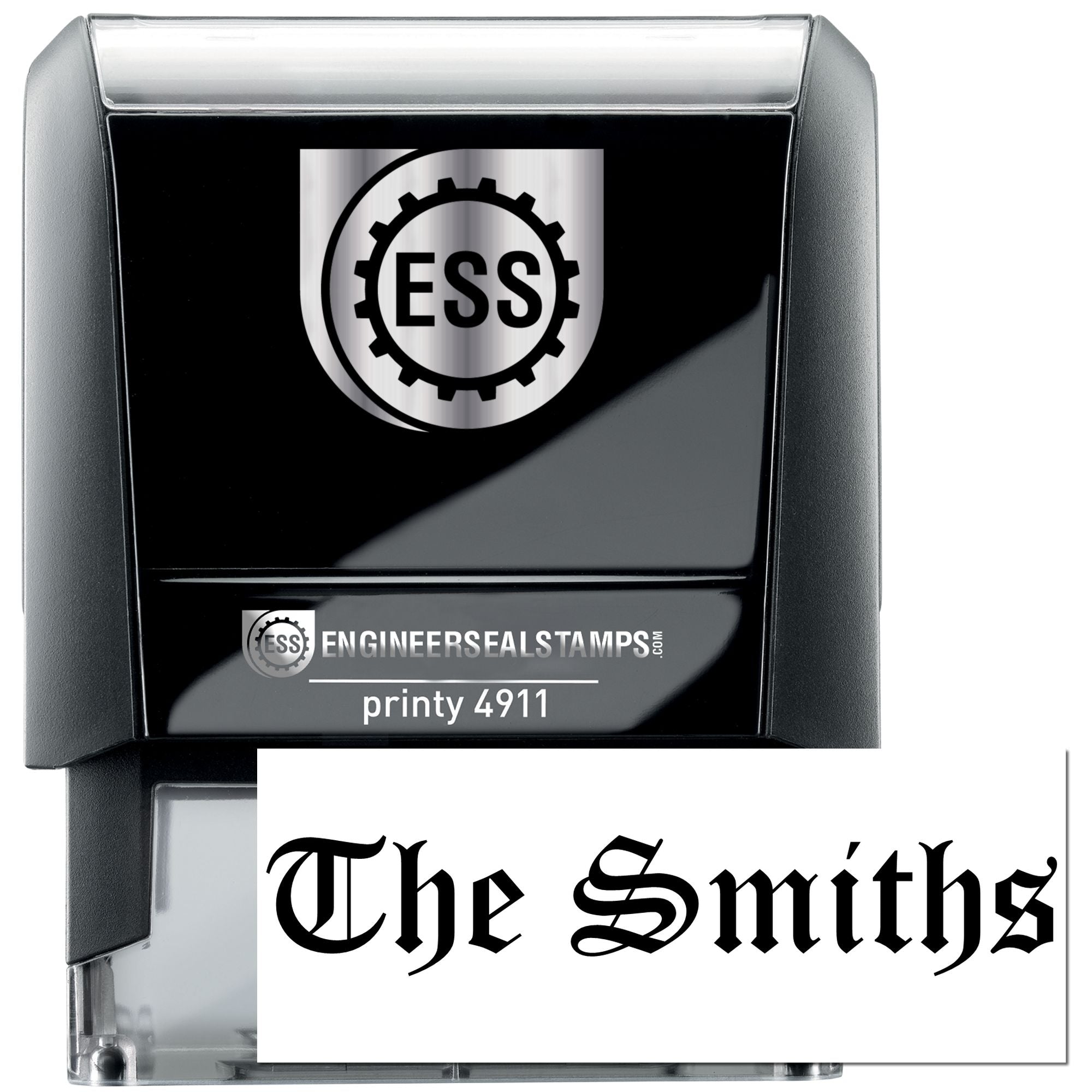 Self-Inking Old English Text MT Professional Ink Stamp - Engineer Seal Stamps