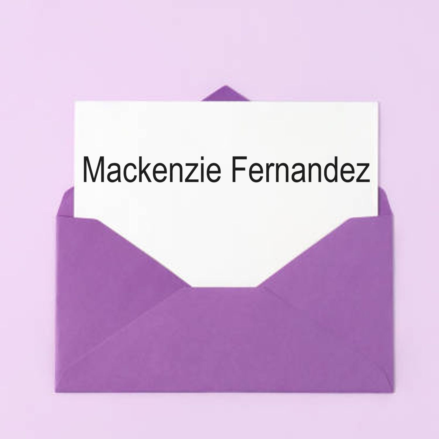 Slim Pre-Inked Arial Narrow Personalized Ink Stamp