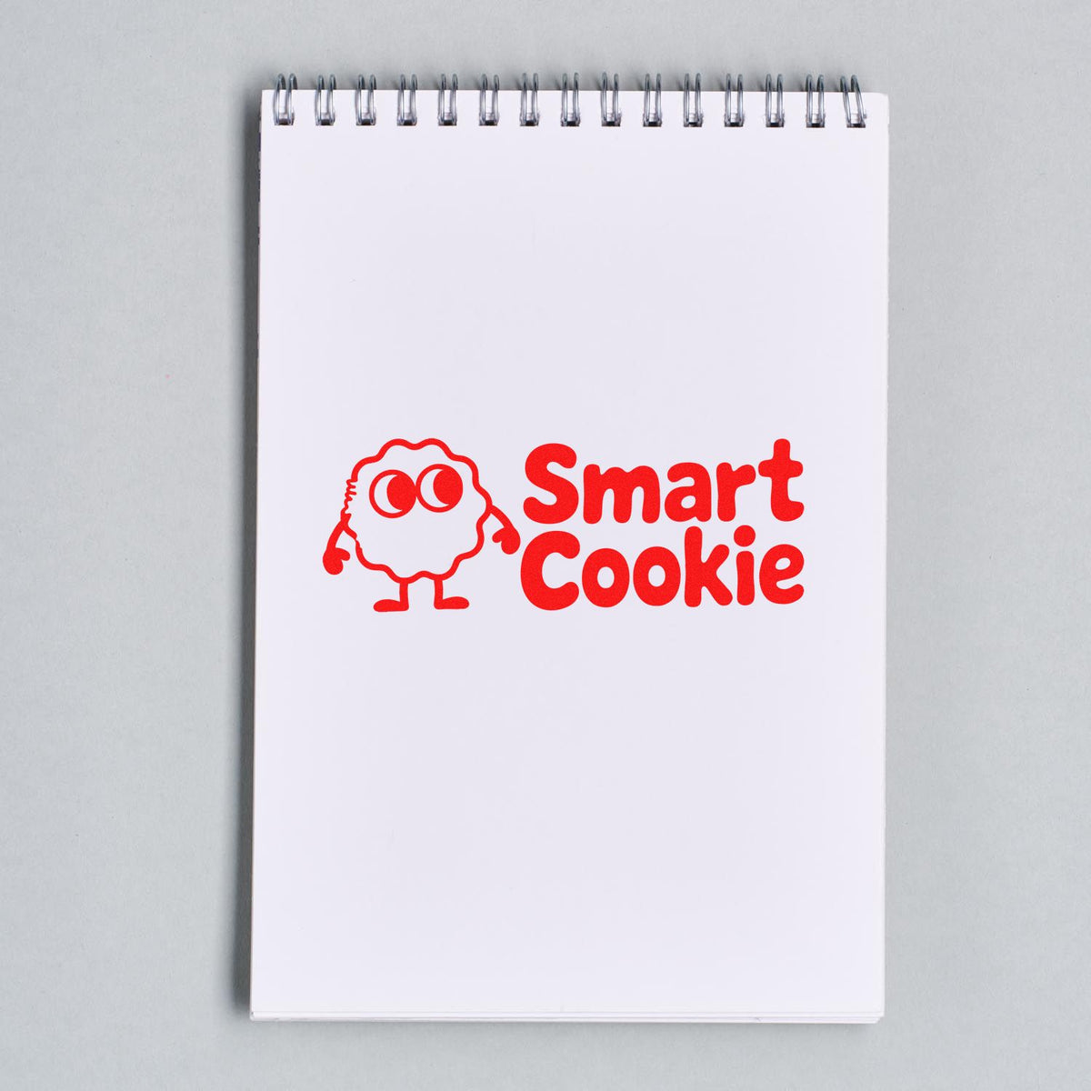 Shiny Smart Cookie teacher grading stamp in use, featuring a cute motivational classroom design on a stock stamp.